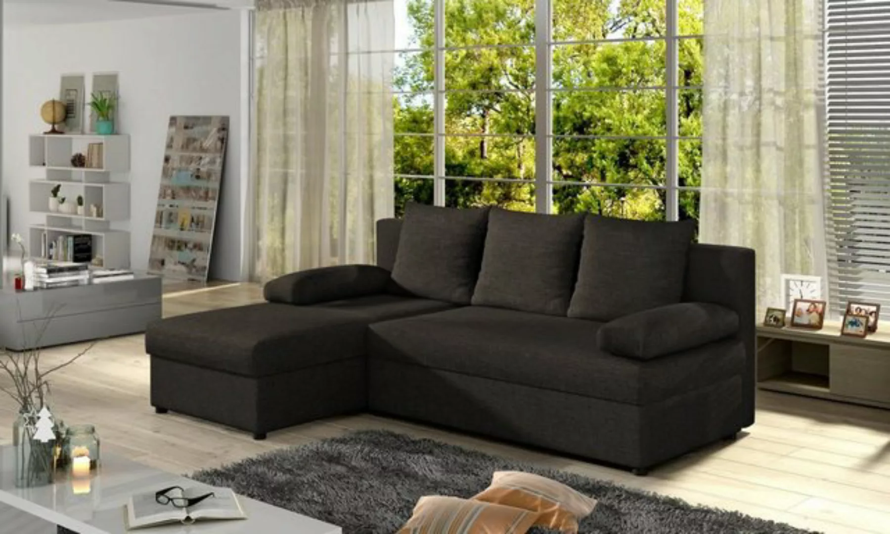 Luxusbetten24 Schlafsofa Designer Sofa Cali, mit Stauraum und Schlaffunktio günstig online kaufen