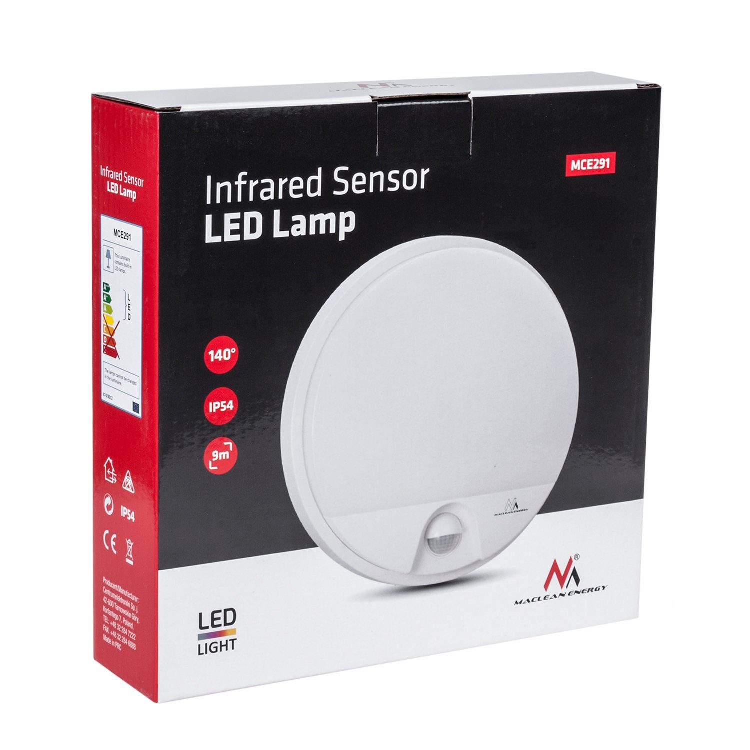 Maclean LED Deckenleuchte MCE291, LED-Wandlampe mit günstig online kaufen