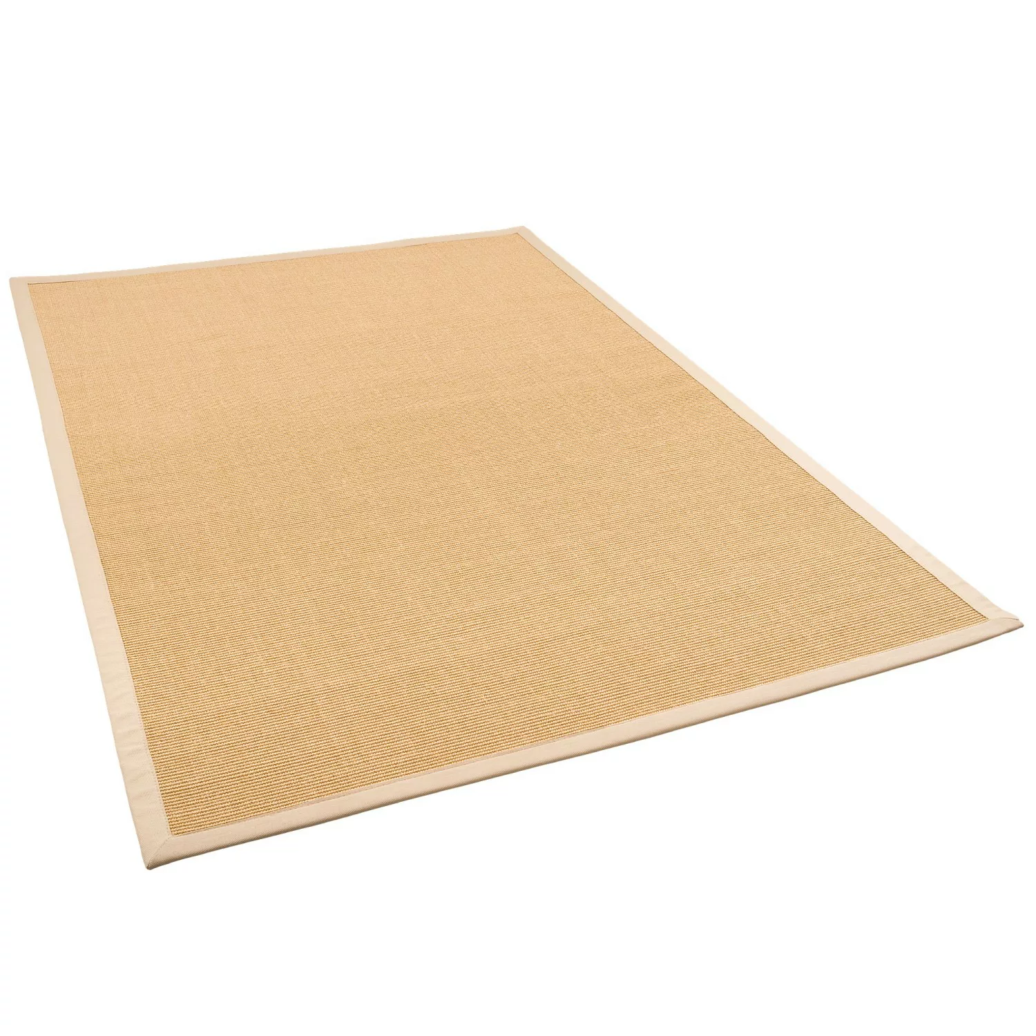 Pergamon Sisalteppich Natura Klassisch mit Bordüre Beige 150x150cm günstig online kaufen