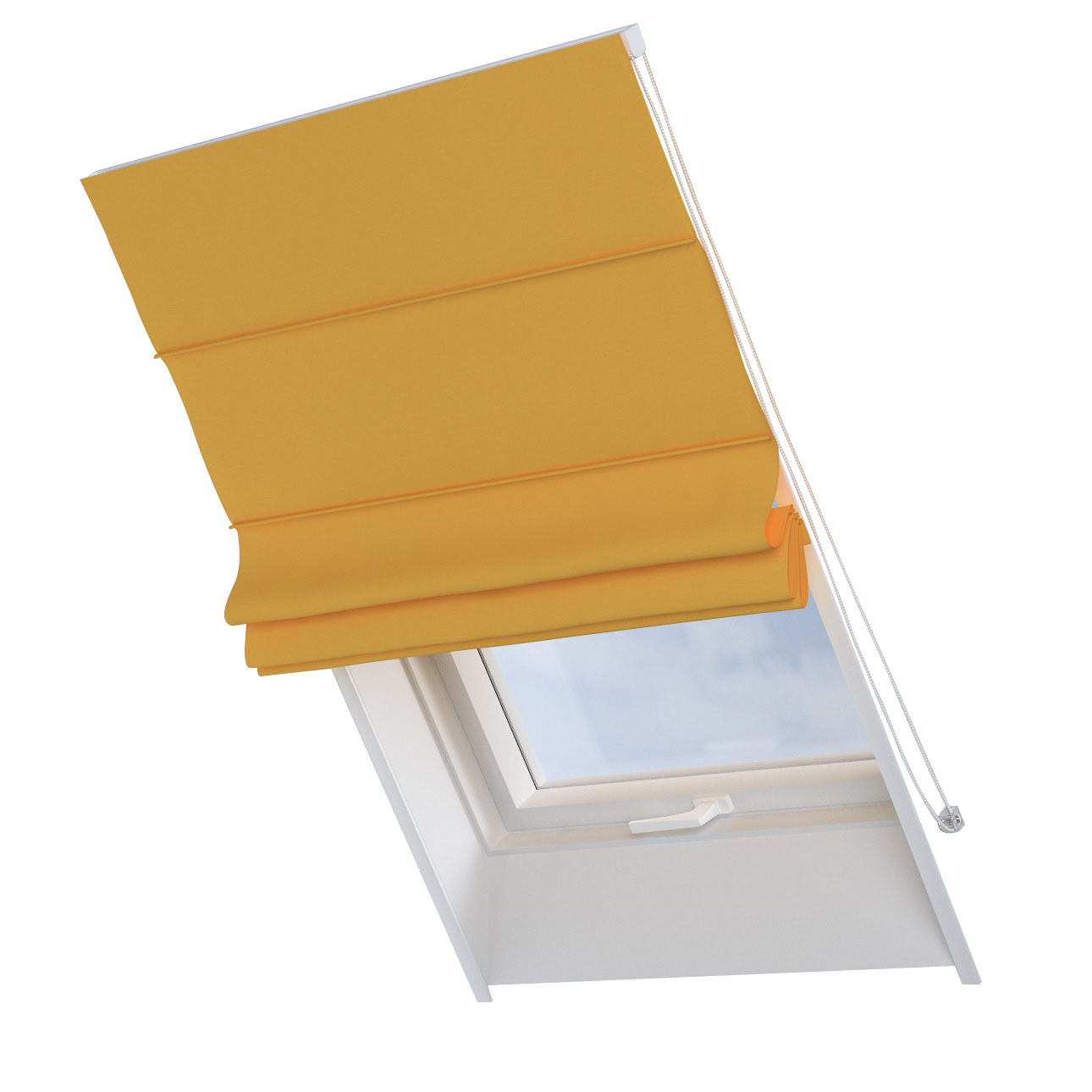 Dekoria Dachfenster-Raffrollo Rimini, gelb, 50 x 60 cm günstig online kaufen