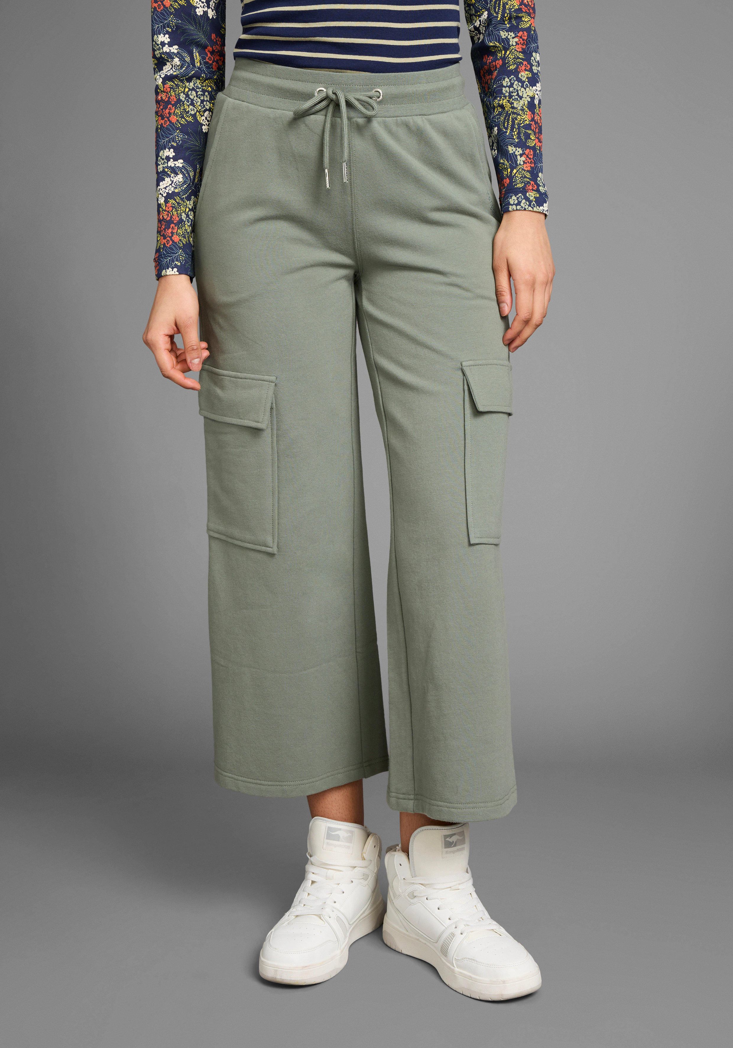 KangaROOS Cargohose, in Wide-Leg Form günstig online kaufen