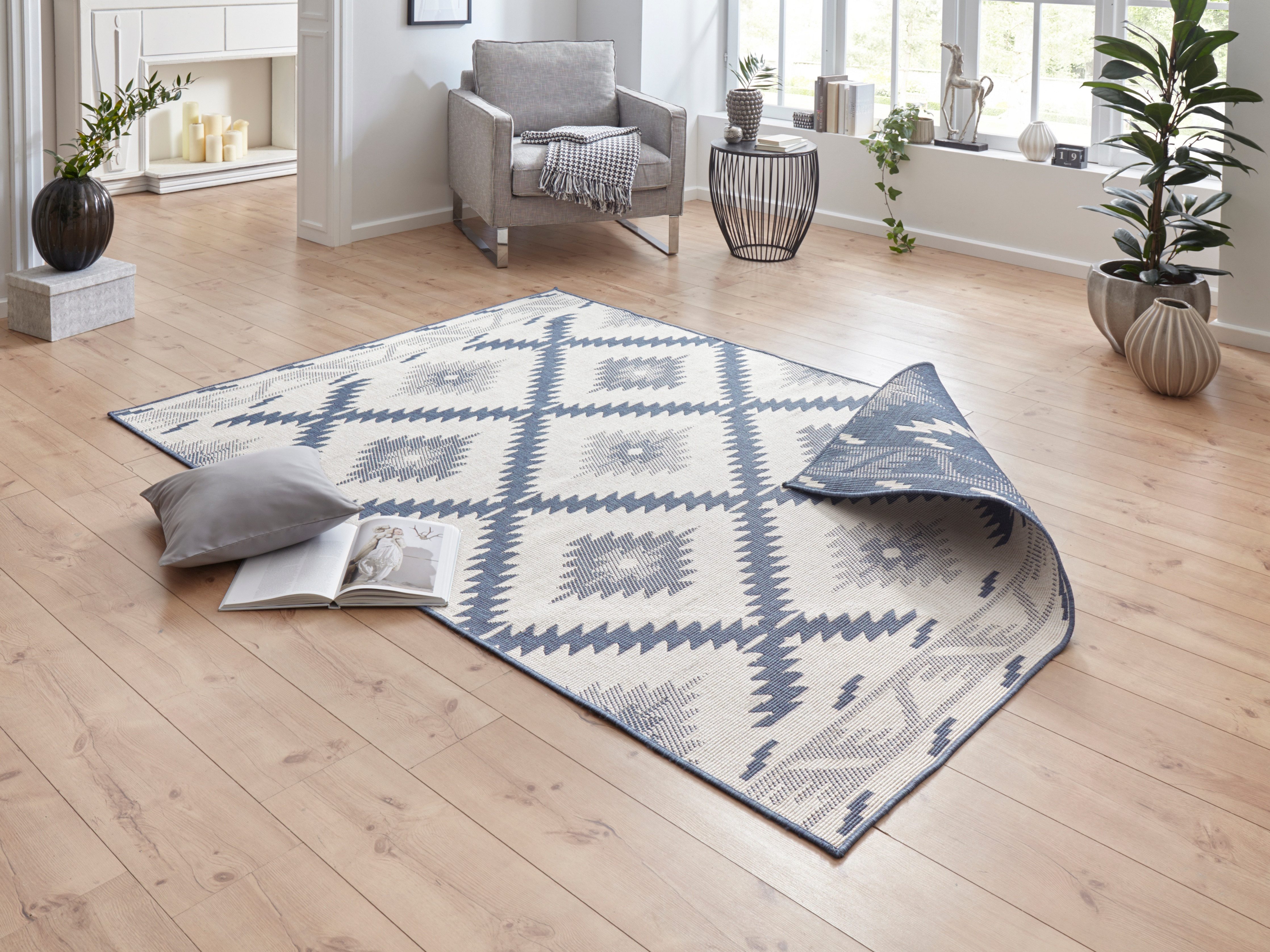 HANSE Home Teppich »Malibu Wendeteppich«, rechteckig, 5 mm Höhe, In-& Outdo günstig online kaufen