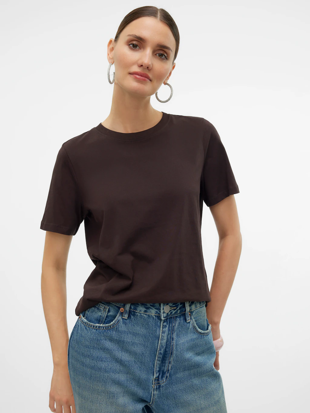 Vero Moda Kurzarmshirt "VMPAULINA SS T-SHIRT GA JRS NOOS" günstig online kaufen