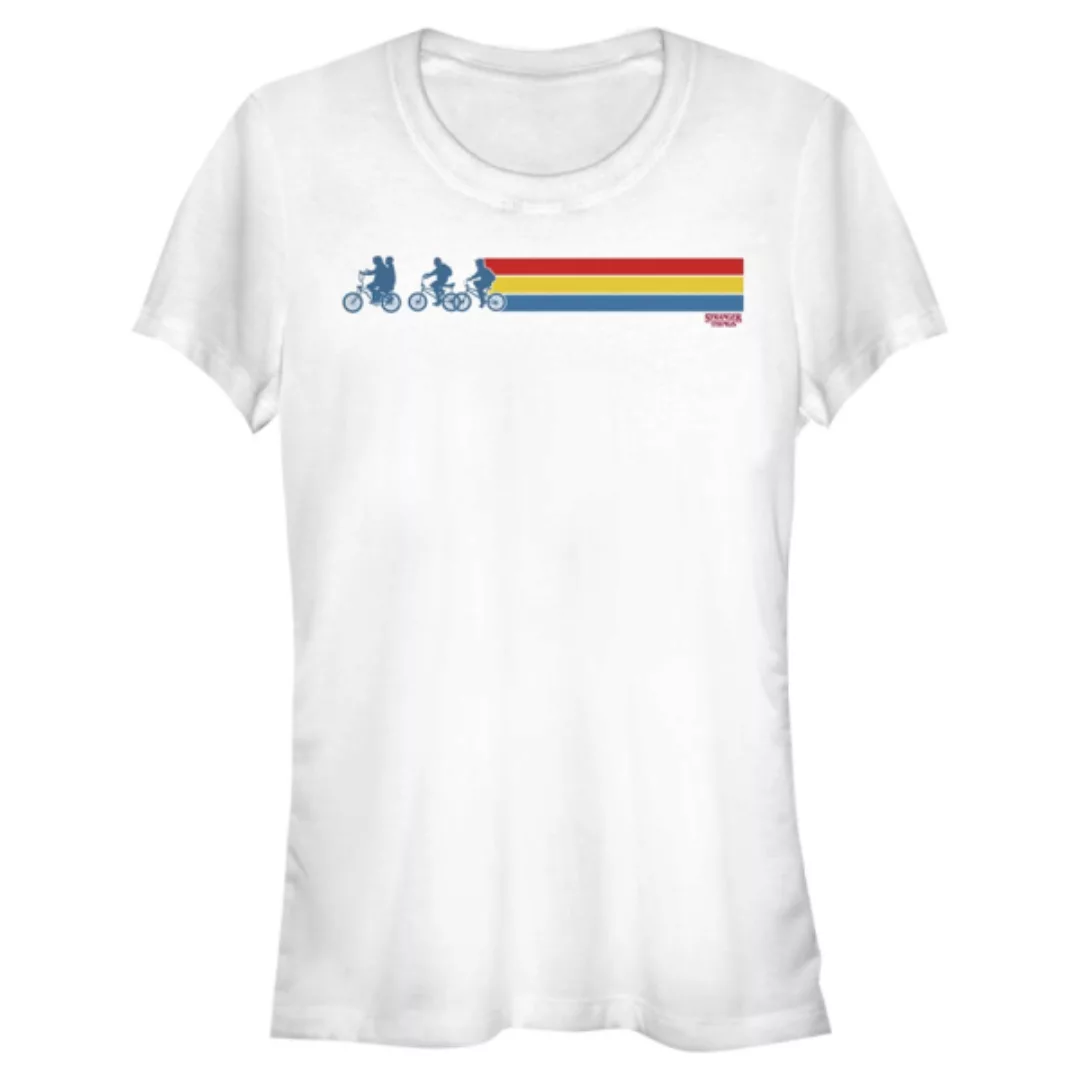Netflix - Stranger Things - Gruppe Stranger Stripes - Frauen T-Shirt günstig online kaufen