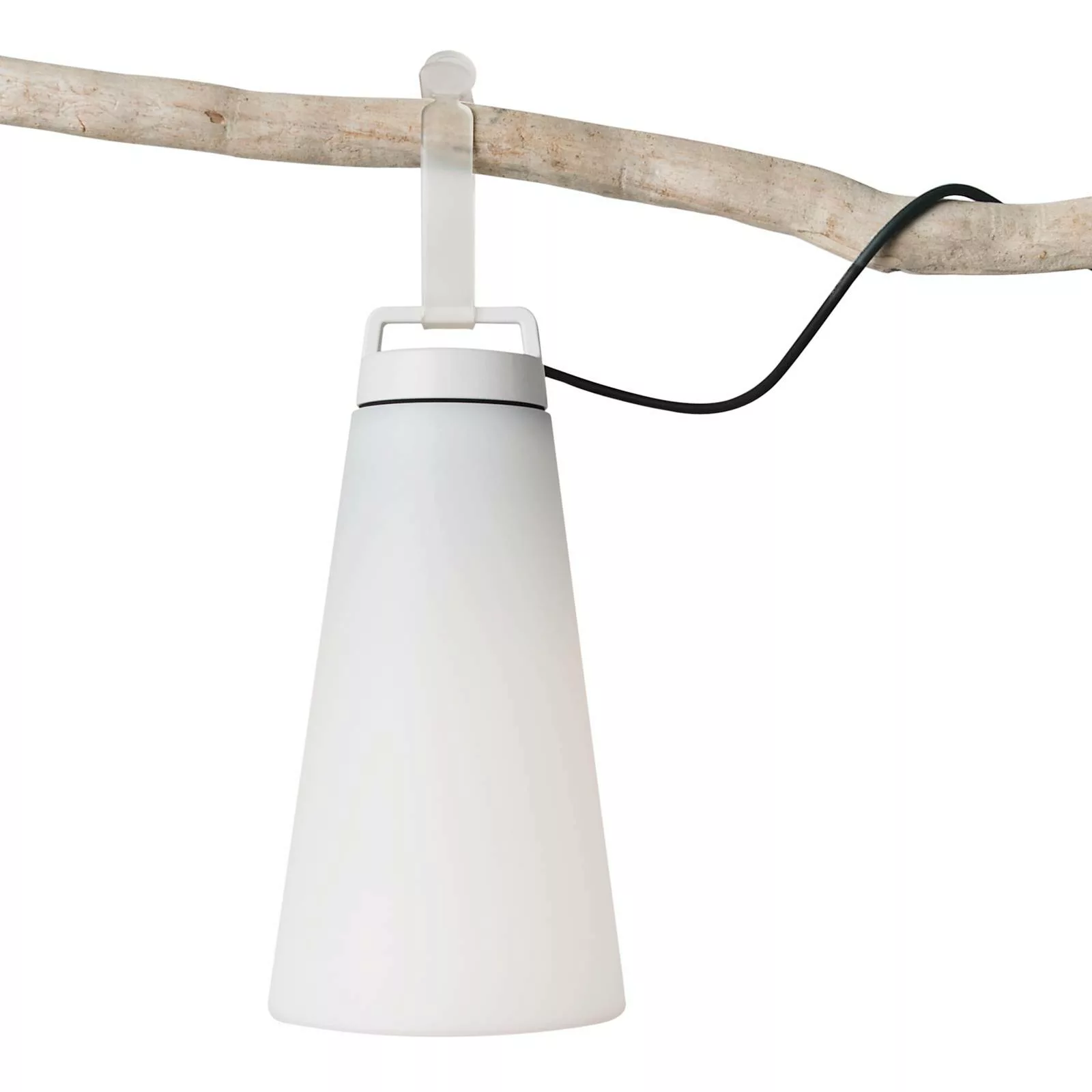 LED-Außendekoleuchte Sasha, Kabel, Höhe 41cm weiß günstig online kaufen