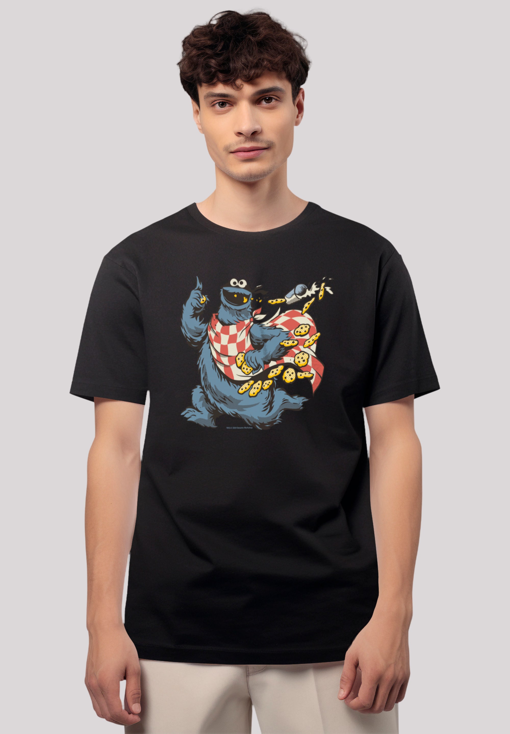 F4NT4STIC T-Shirt "Sesamstraße Cookie Monster Thief", Premium Qualität günstig online kaufen