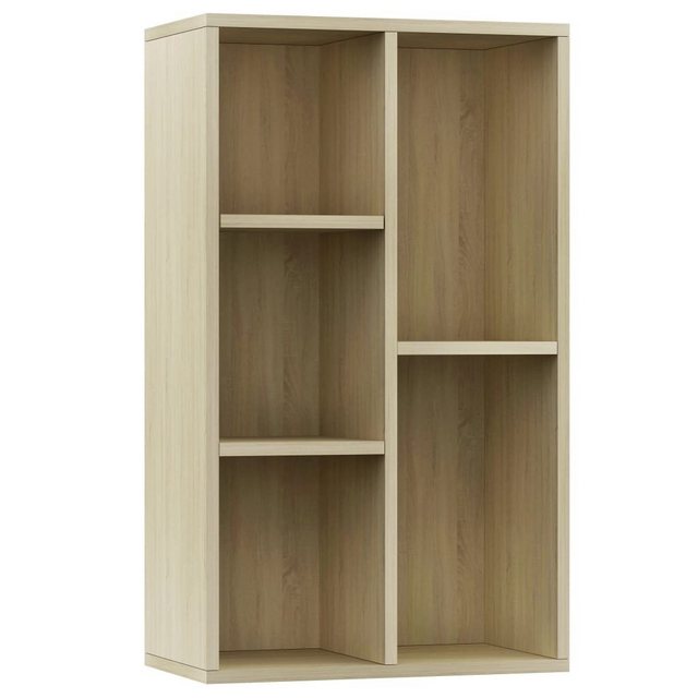 furnicato Bücherregal Bücherregal/Sideboard Sonoma Eiche 50x25x80 cm Holzwe günstig online kaufen