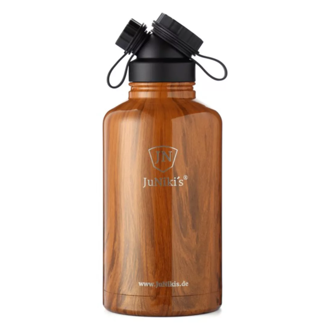 Juniki´s Edelstahl-thermosflasche 1,9l - Dekore In Holz- & Steinoptik günstig online kaufen