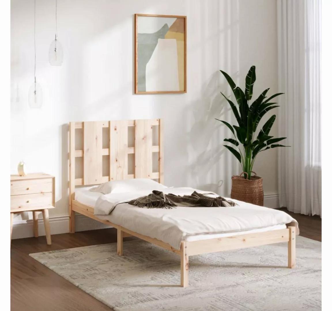 vidaXL Bett Massivholzbett 75x190 cm günstig online kaufen
