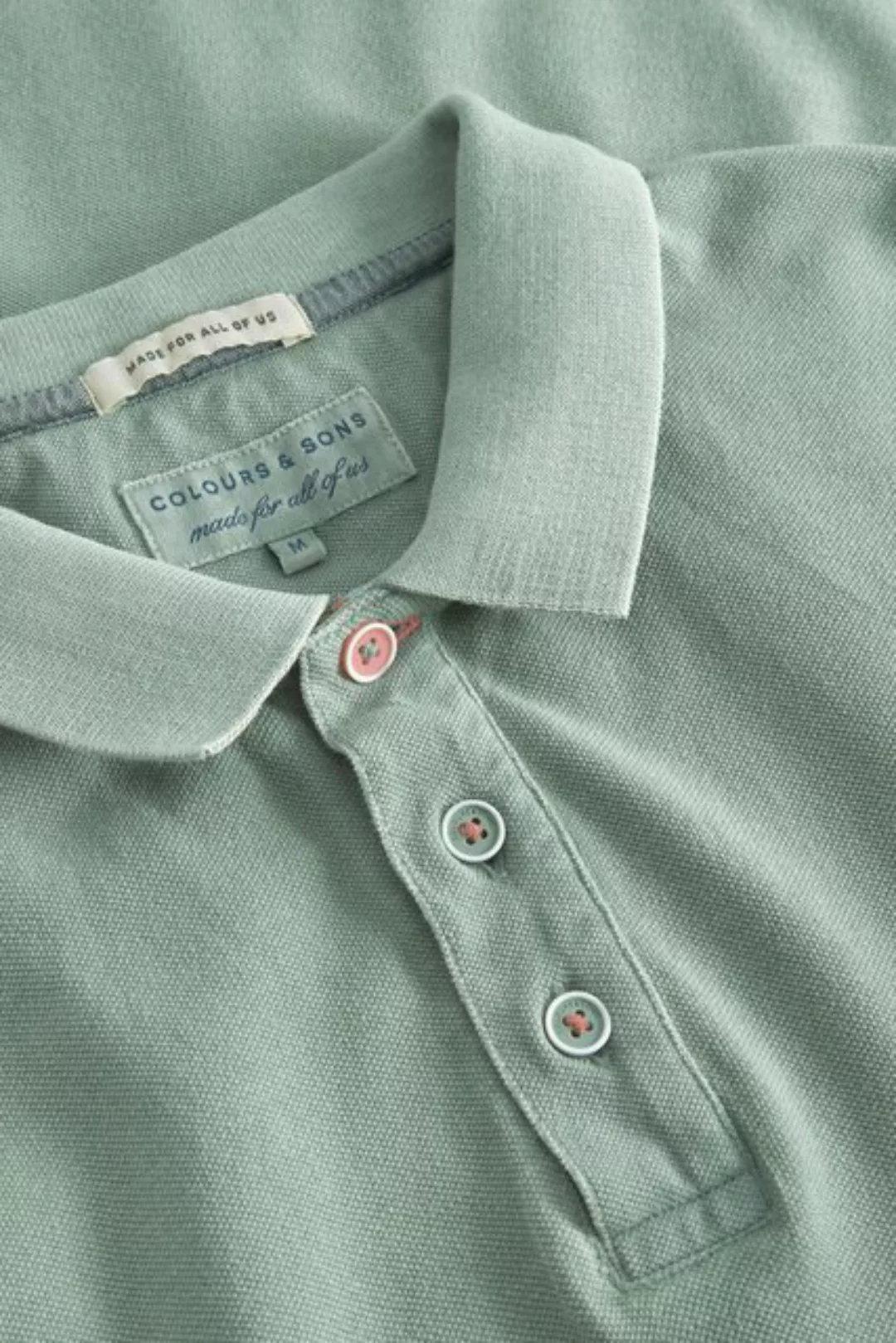 colours & sons Poloshirt Polo-Garment Dyed günstig online kaufen