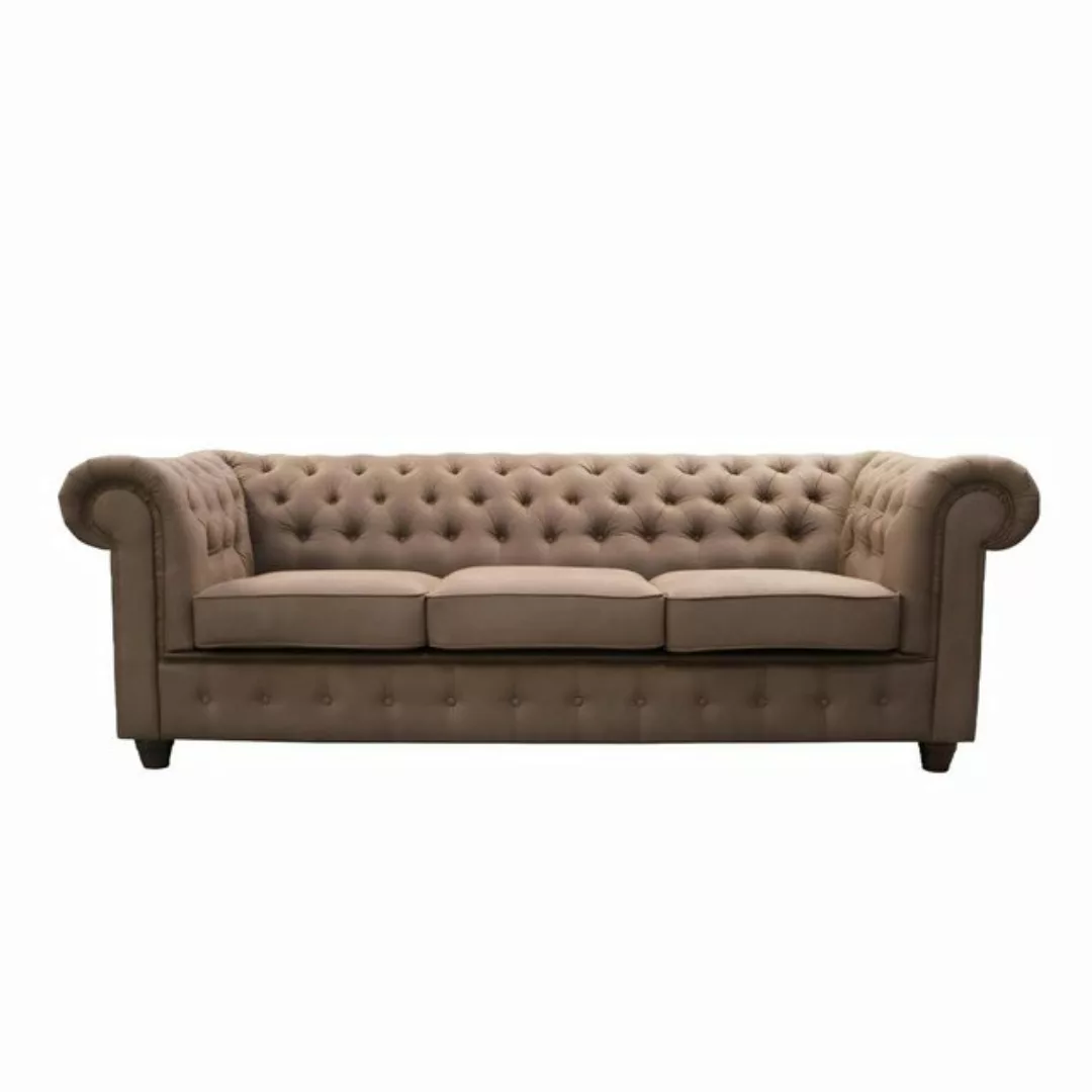 Xlmoebel Sofa Luxuriöses Sofa im Chesterfield-Design in Übergröße mit drei, günstig online kaufen