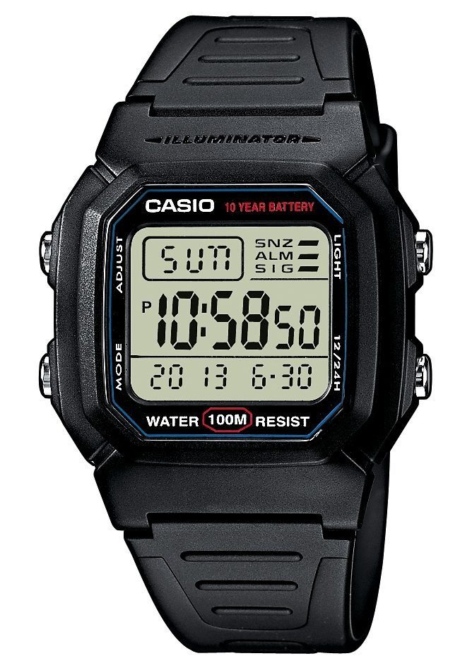 CASIO TIMELESS COLLECTION Chronograph W-800H-1AVES, Quarzuhr, günstig online kaufen