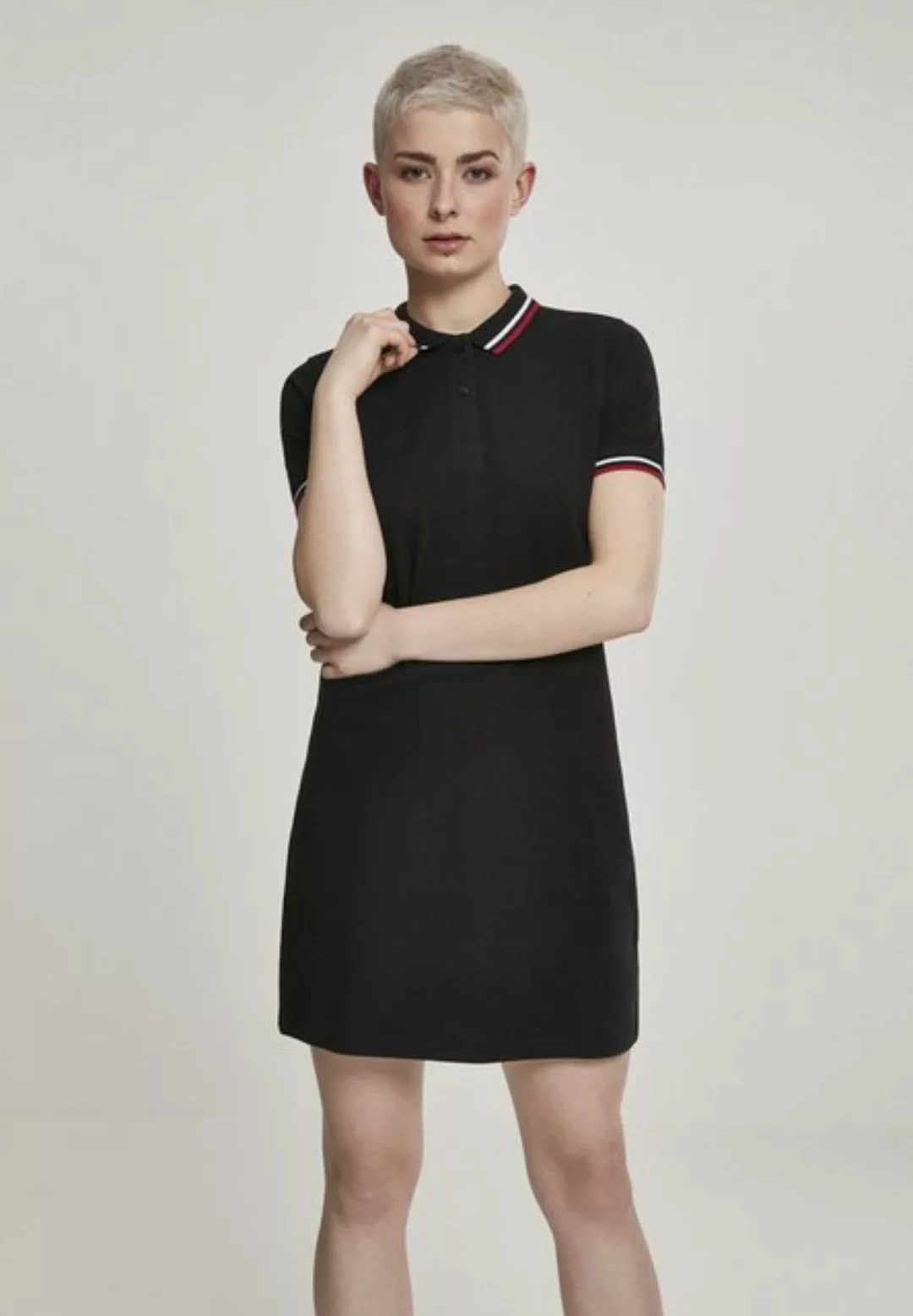 URBAN CLASSICS Jerseykleid Damen Ladies Polo Dress (1-tlg) günstig online kaufen