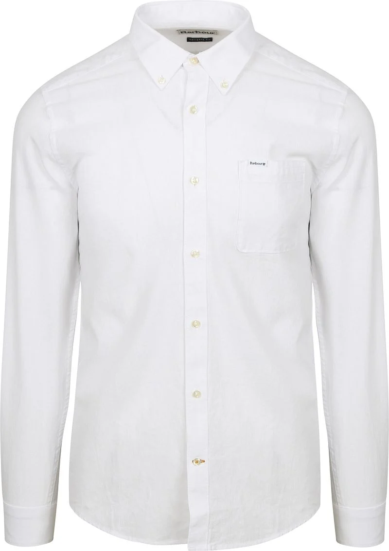 Barbour Shirt Nelson Tailored White - Größe XXL günstig online kaufen