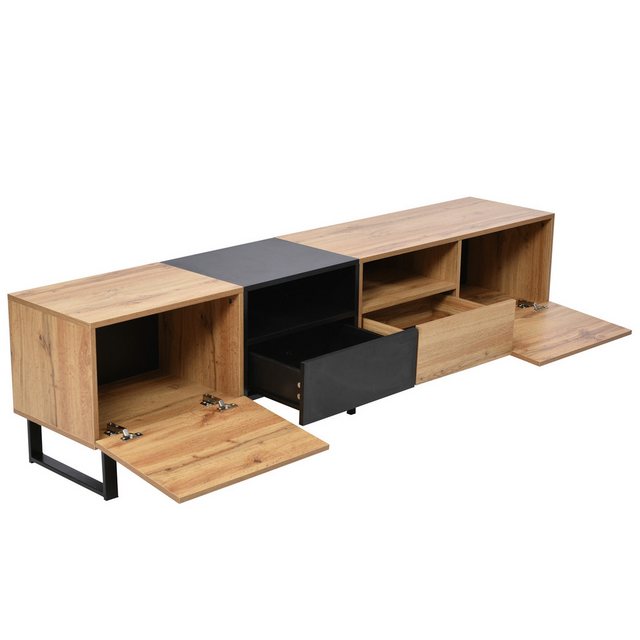 IDEASY Spind Moderner TV-Schrank, farblich passendes Design in Schwarz und günstig online kaufen