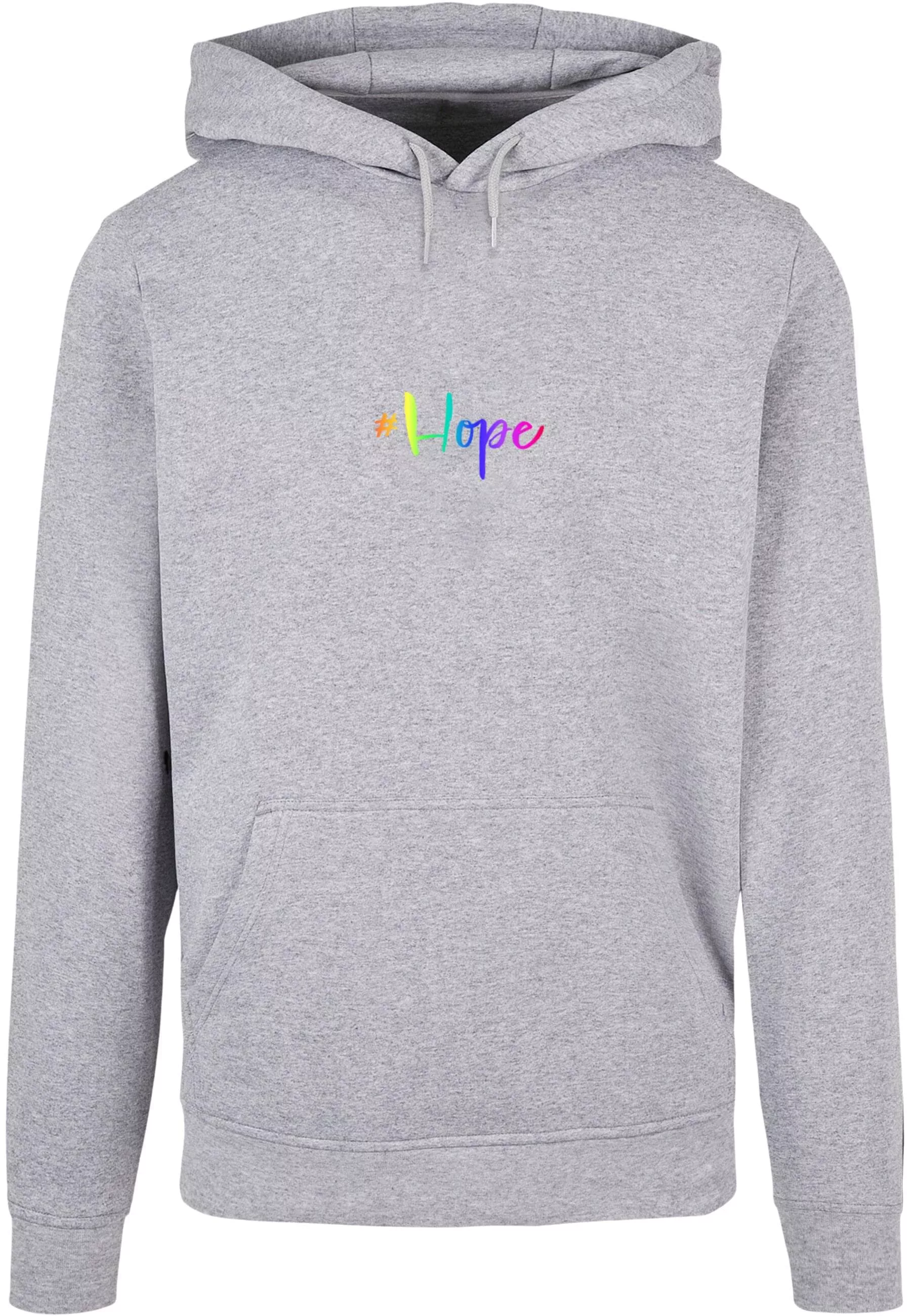 Merchcode Kapuzensweatshirt "Merchcode Herren Hope Rainbow Basic Hoody" günstig online kaufen