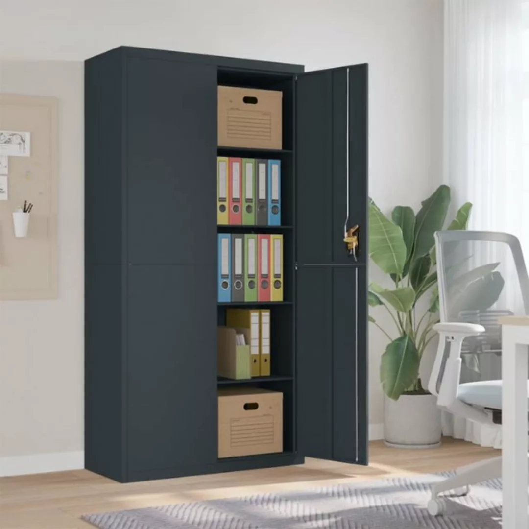 vidaXL Aktenschrank Aktenschrank Büroschrank Home Office Ablage Büro Hellgr günstig online kaufen