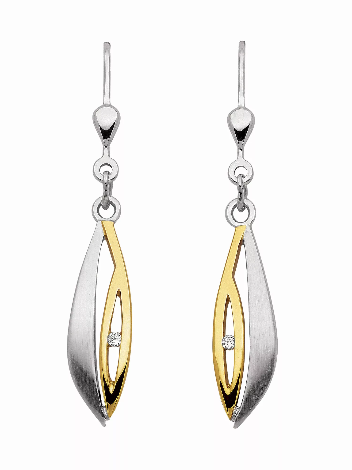 Adelia´s Paar Ohrhänger "925 Silber Ohrringe Ohrhänger mit Zirkonia", mit Z günstig online kaufen