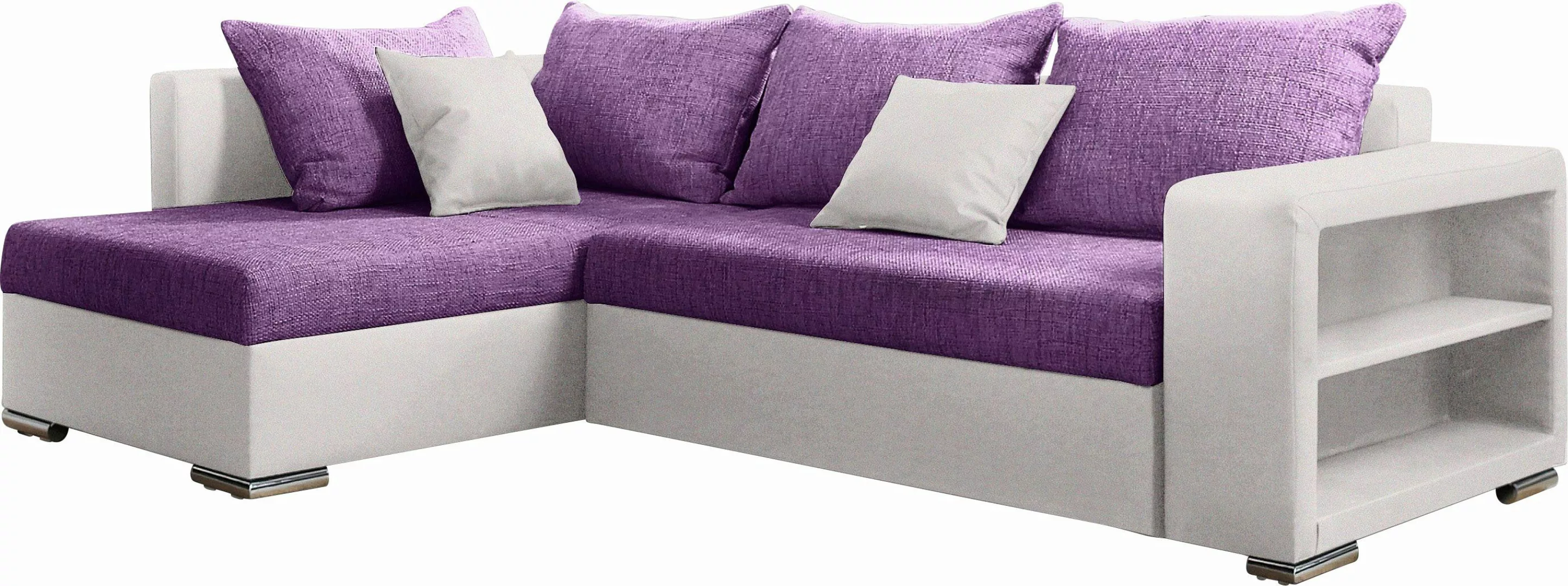 COLLECTION AB Ecksofa John, mit Bettfunktion, mit Rücken- und Zierkissen günstig online kaufen