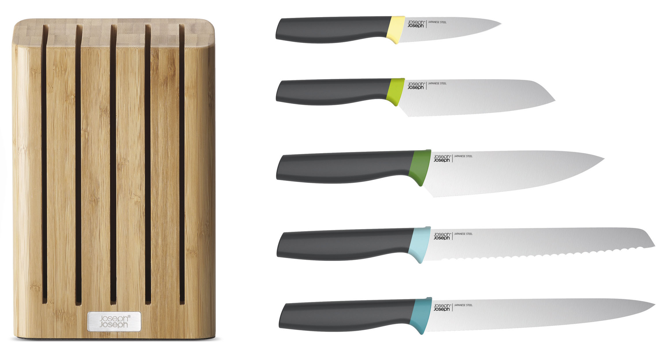 Joseph Joseph Messerblock »Elevate«, 5 tlg., 5 Messer mit Klingen aus japan günstig online kaufen