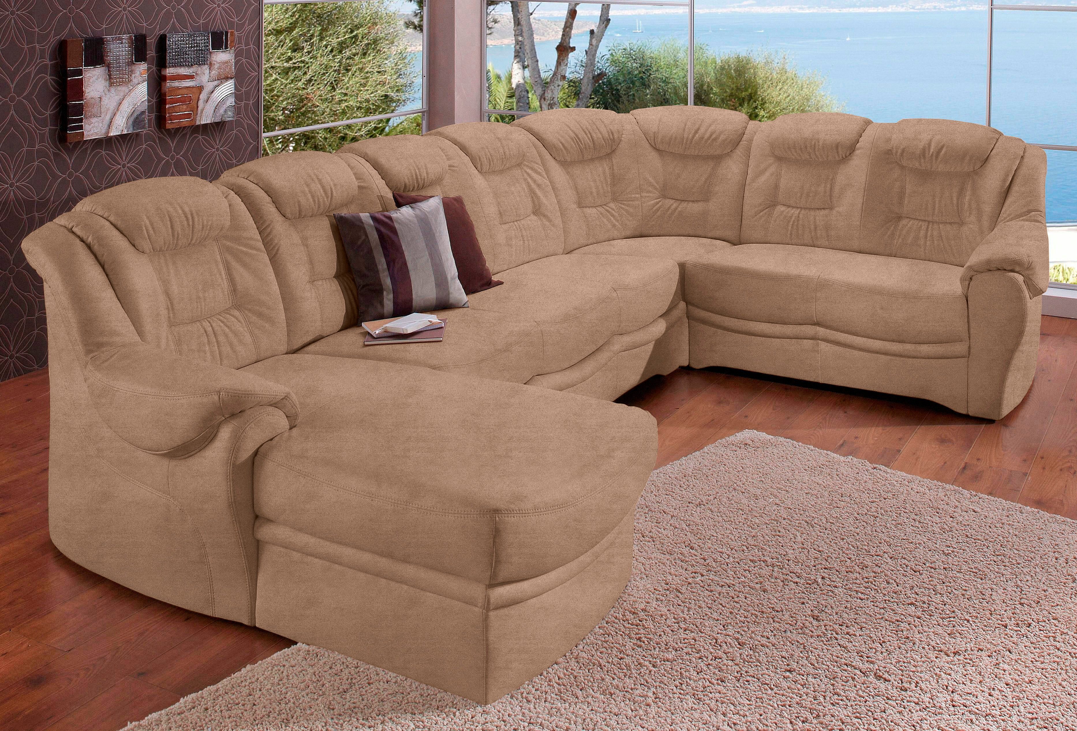 sit&more Wohnlandschaft "Bellevue U-Form", wahlweise mit Bettfunktion günstig online kaufen