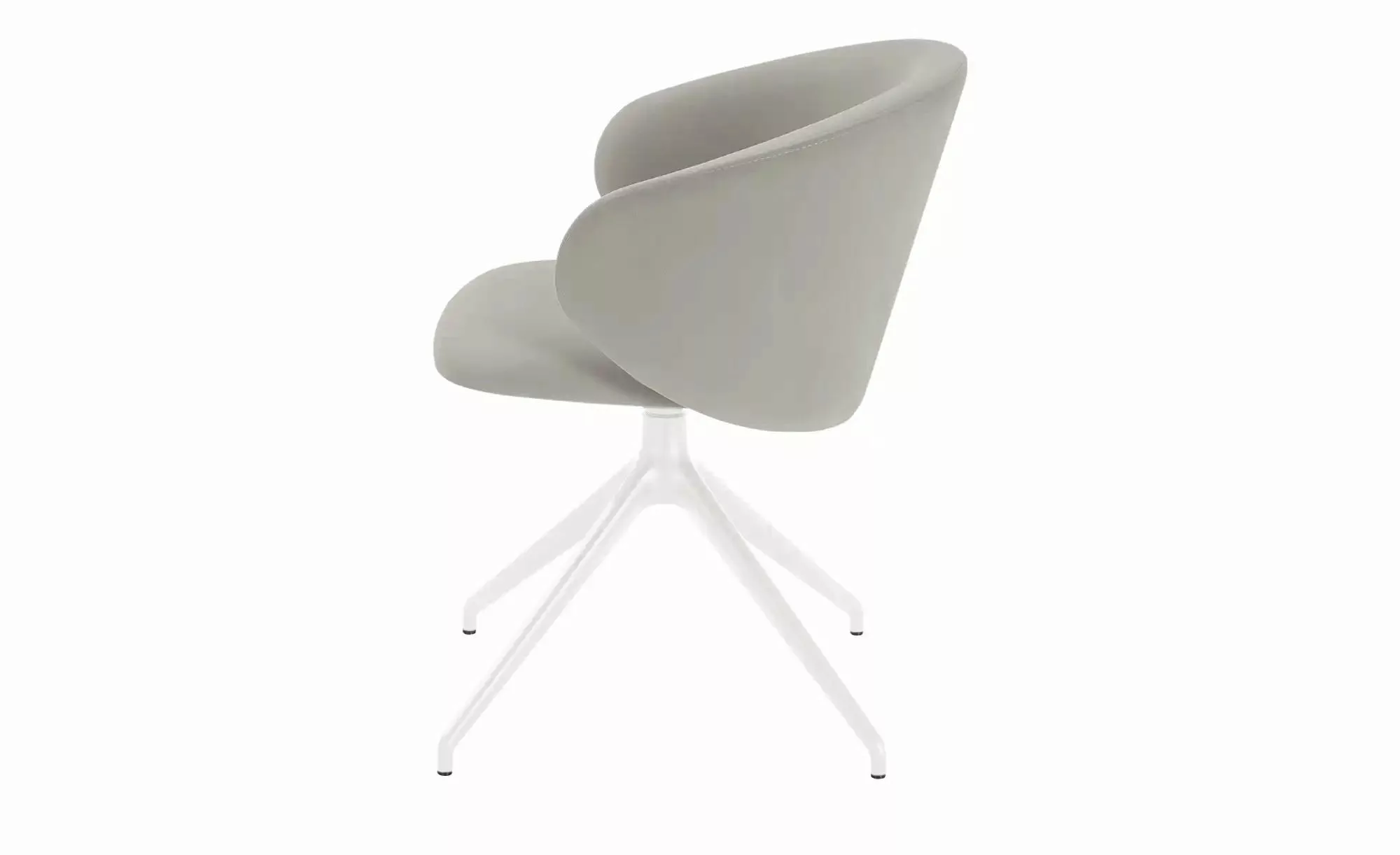 Connubia Polsterstuhl  drehbar Tuka ¦ grau ¦ Maße (cm): B: 56,5 H: 78 T: 59 günstig online kaufen