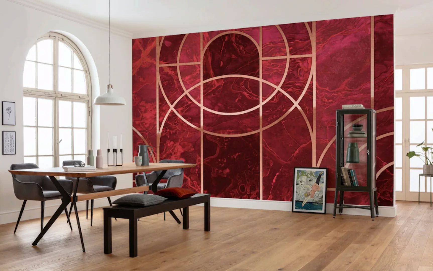 KOMAR Vlies Fototapete - Pompeux - Größe 400 x 280 cm mehrfarbig günstig online kaufen