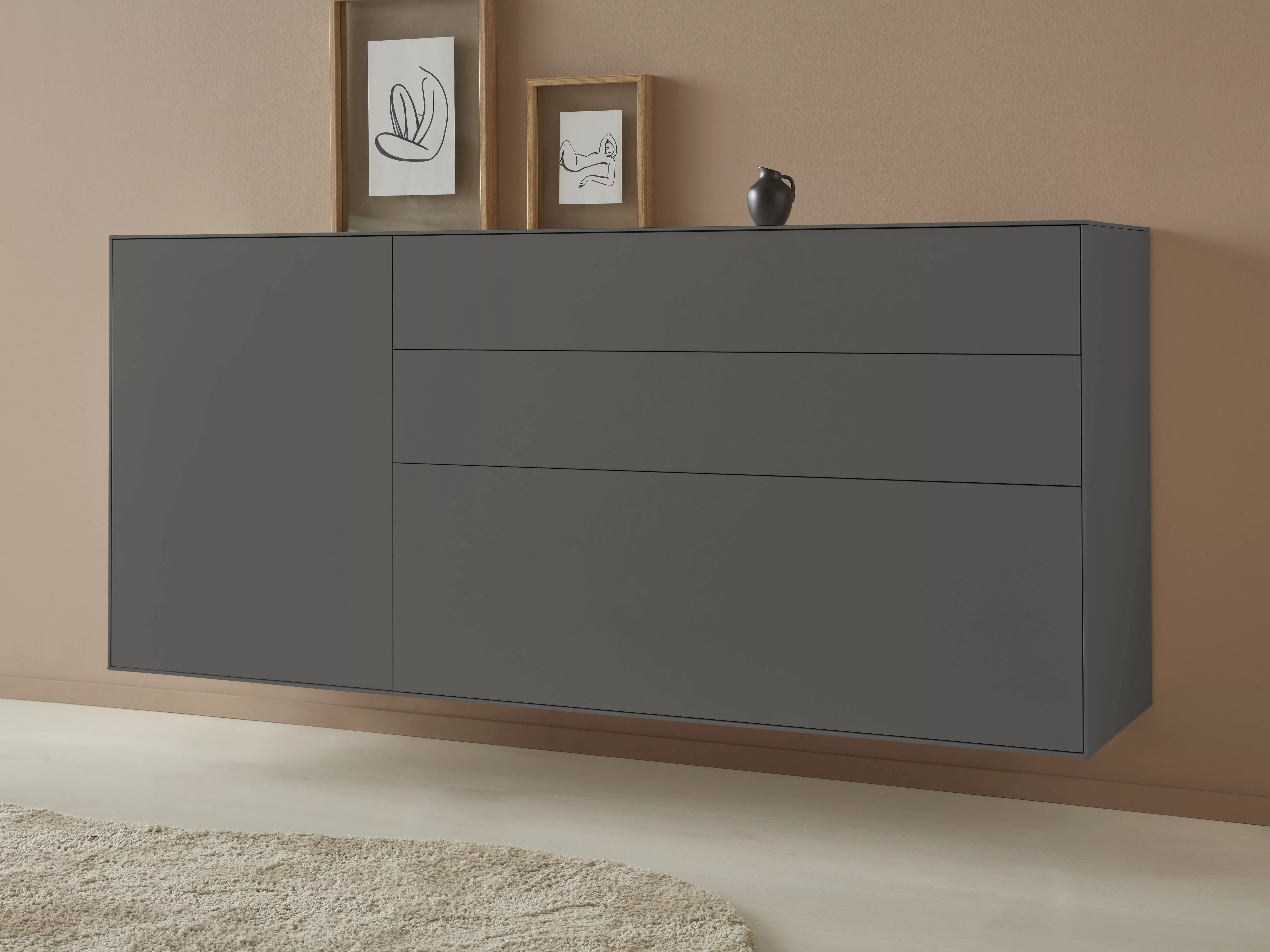 LeGer Home by Lena Gercke Sideboard "Essentials", Breite: 167cm, MDF lackie günstig online kaufen