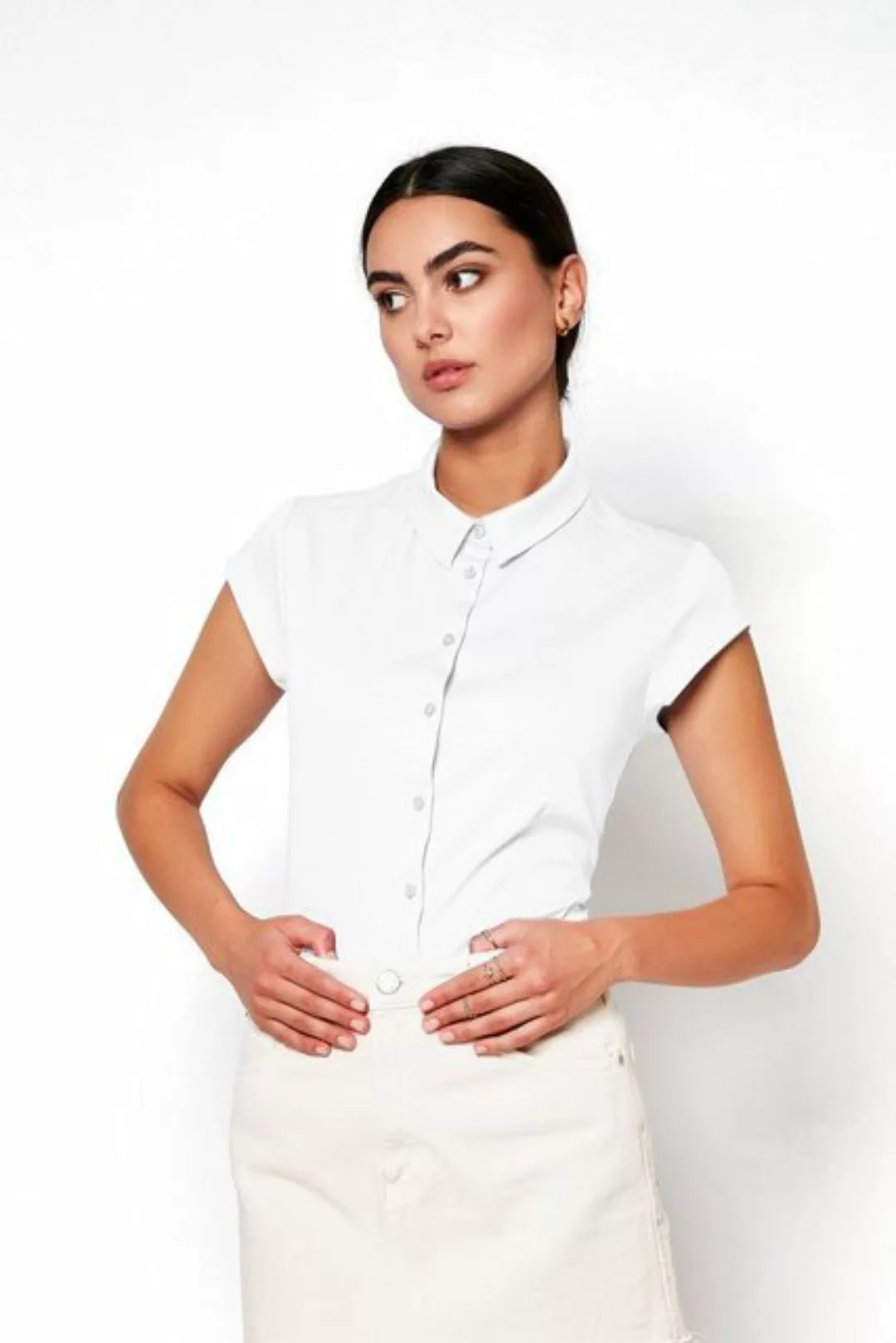 Desoto Klassische Bluse aus bügelfreiem Material günstig online kaufen