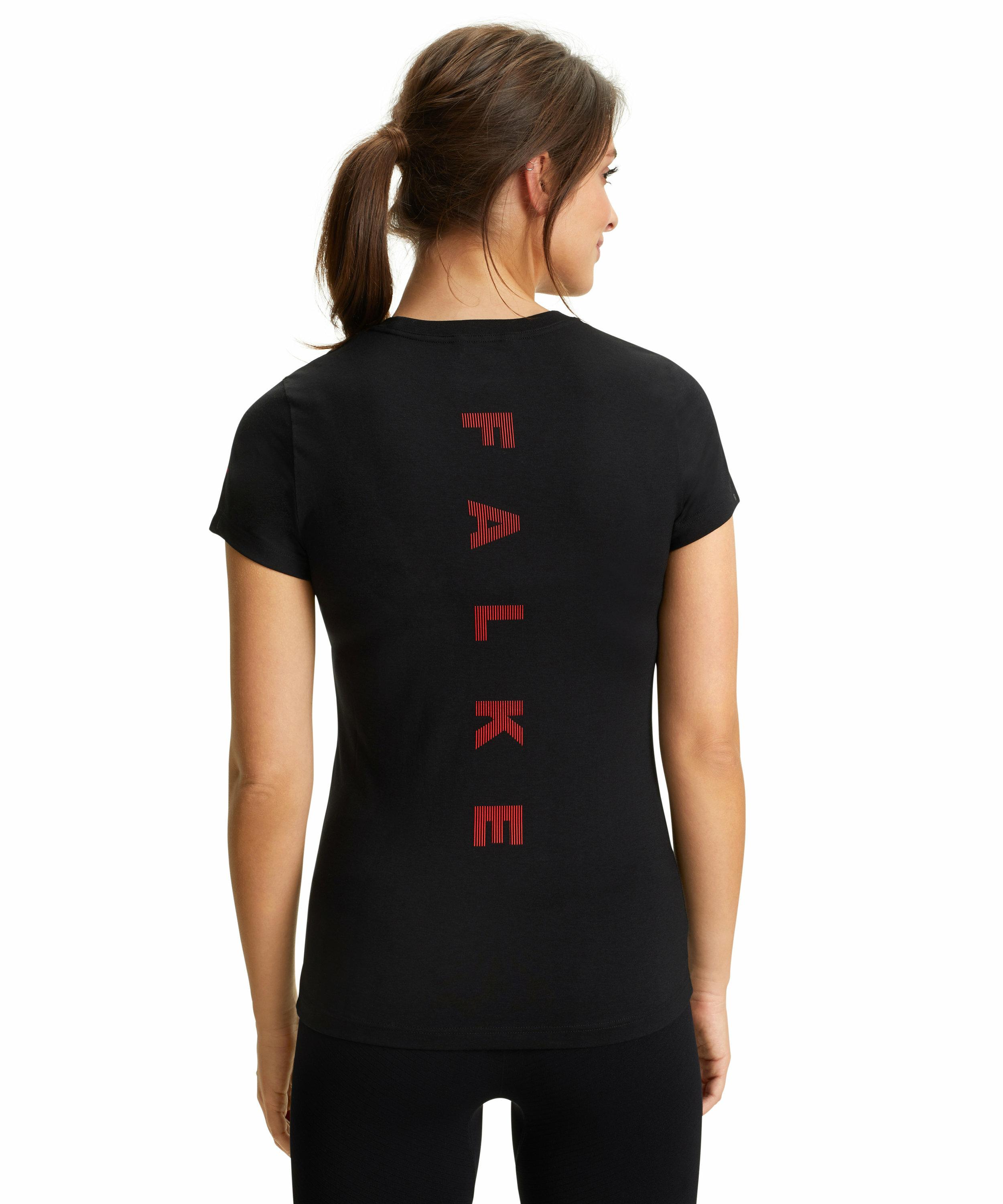 FALKE Damen T-Shirt, M, Schwarz, Baumwolle, 37948-300803 günstig online kaufen