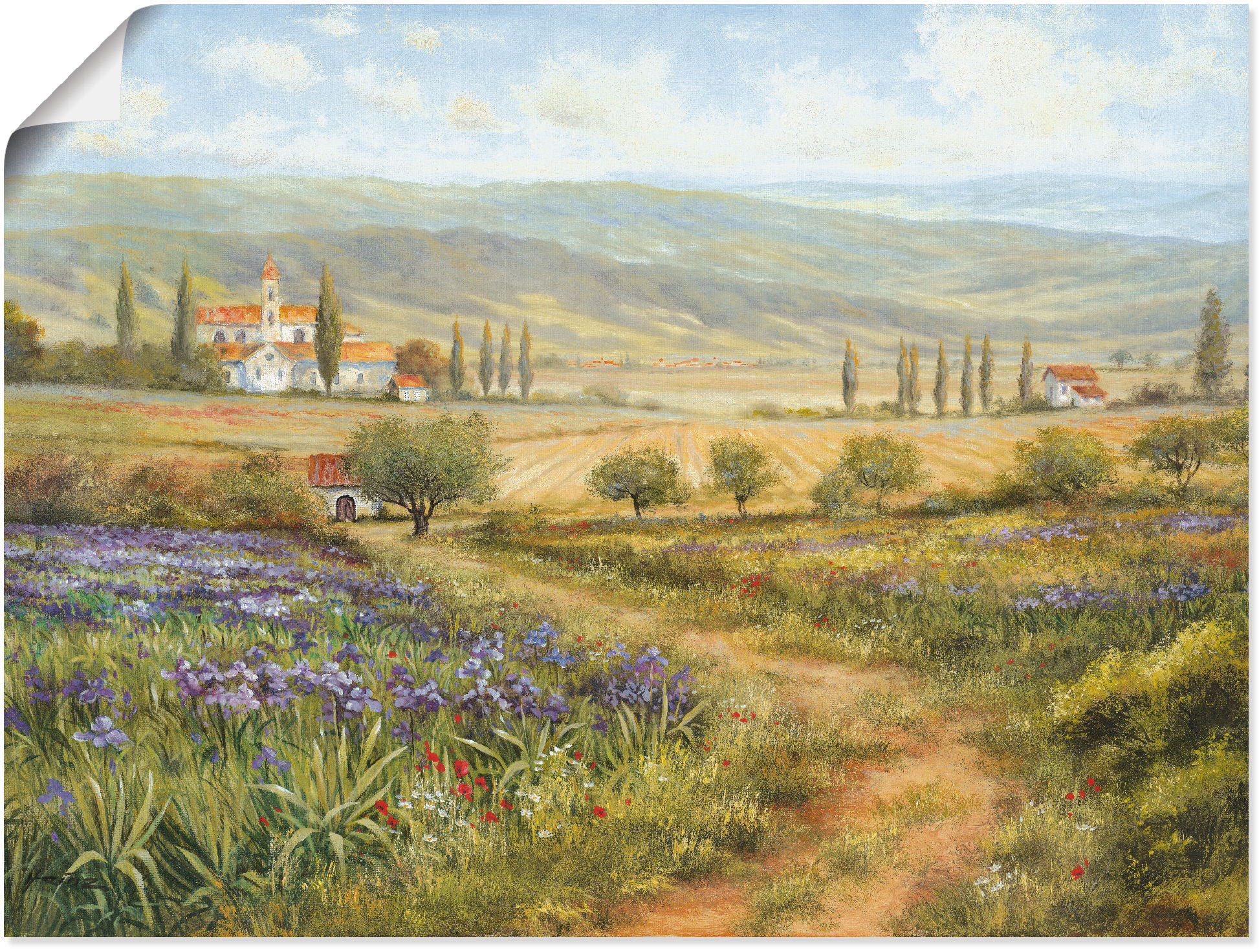 Artland Wandbild "Provence", Bilder von Europa, (1 St.), als Alubild, Outdo günstig online kaufen