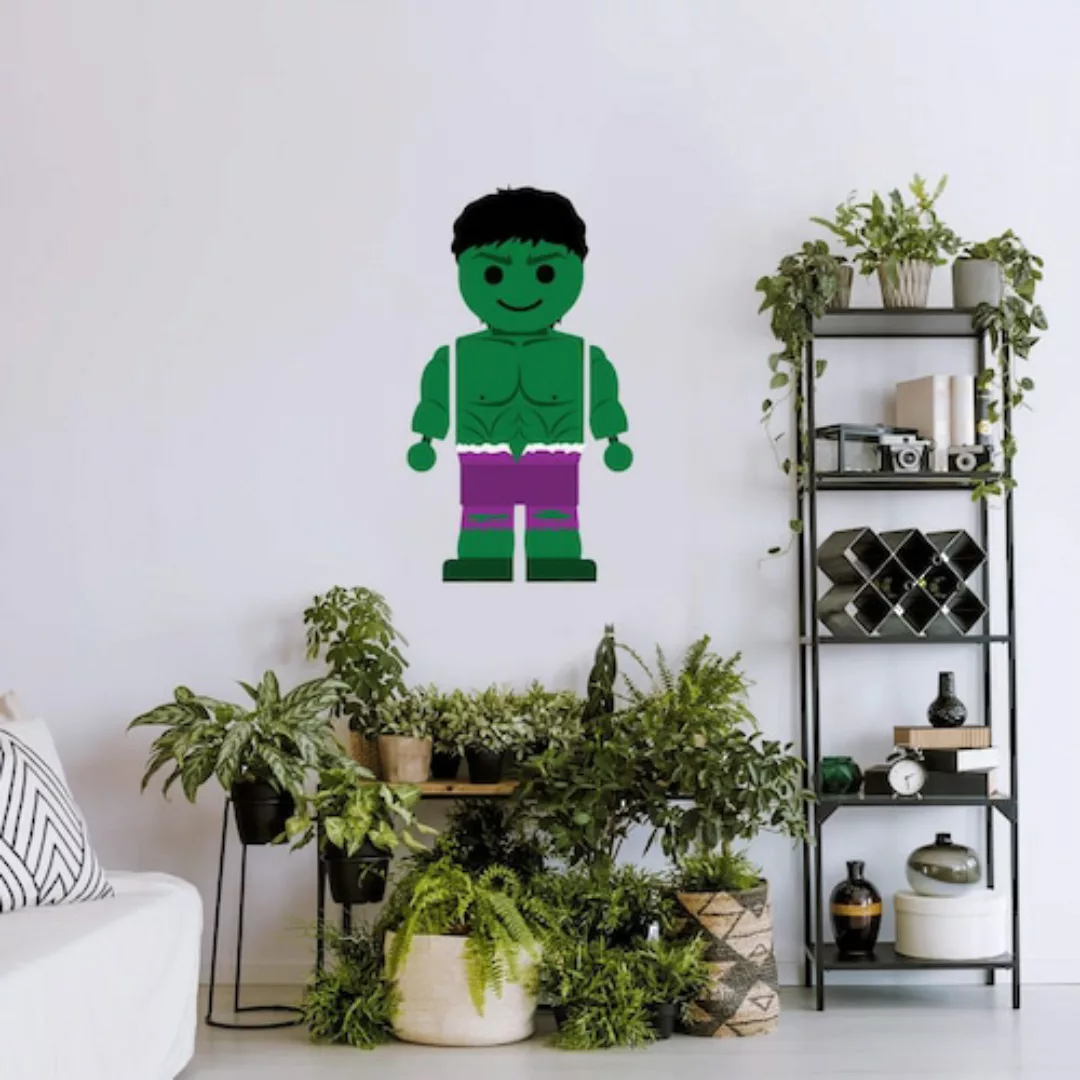 Wall-Art Wandtattoo »Spielfigur The Hulk Marvel«, (1 St.), selbstklebend, e günstig online kaufen