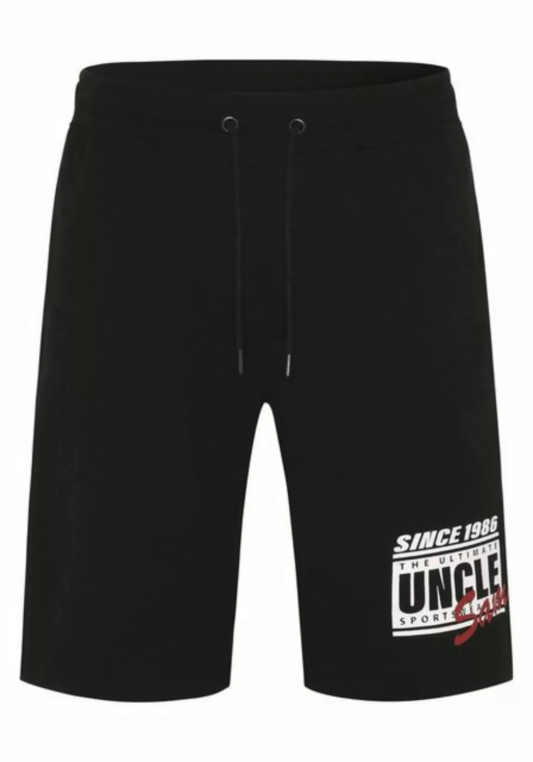 Uncle Sam Sweatshorts mit Labelprint günstig online kaufen