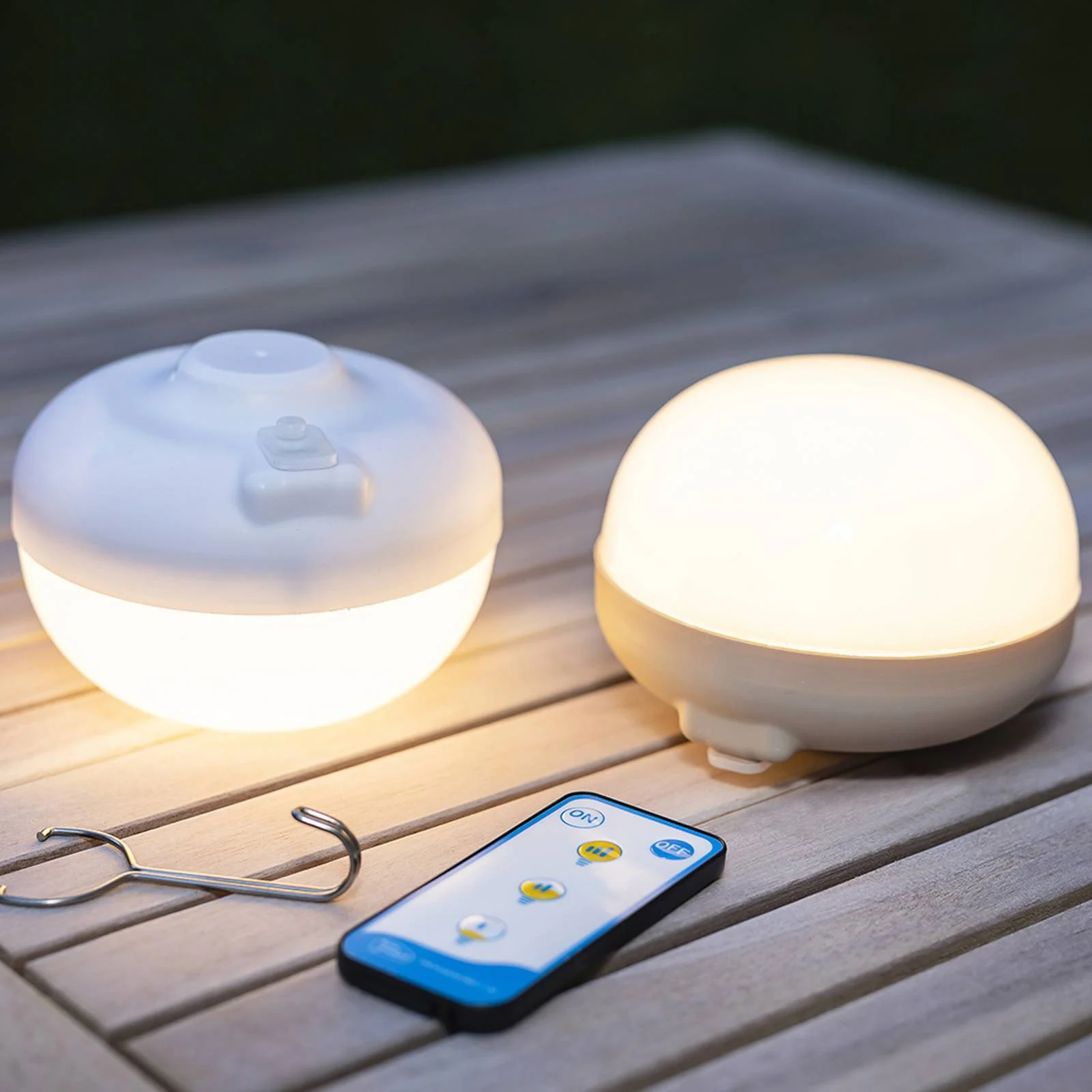 LED Akku Lichtobjekt Cherry Bulb in Weiß 9W 900lm IP54 günstig online kaufen