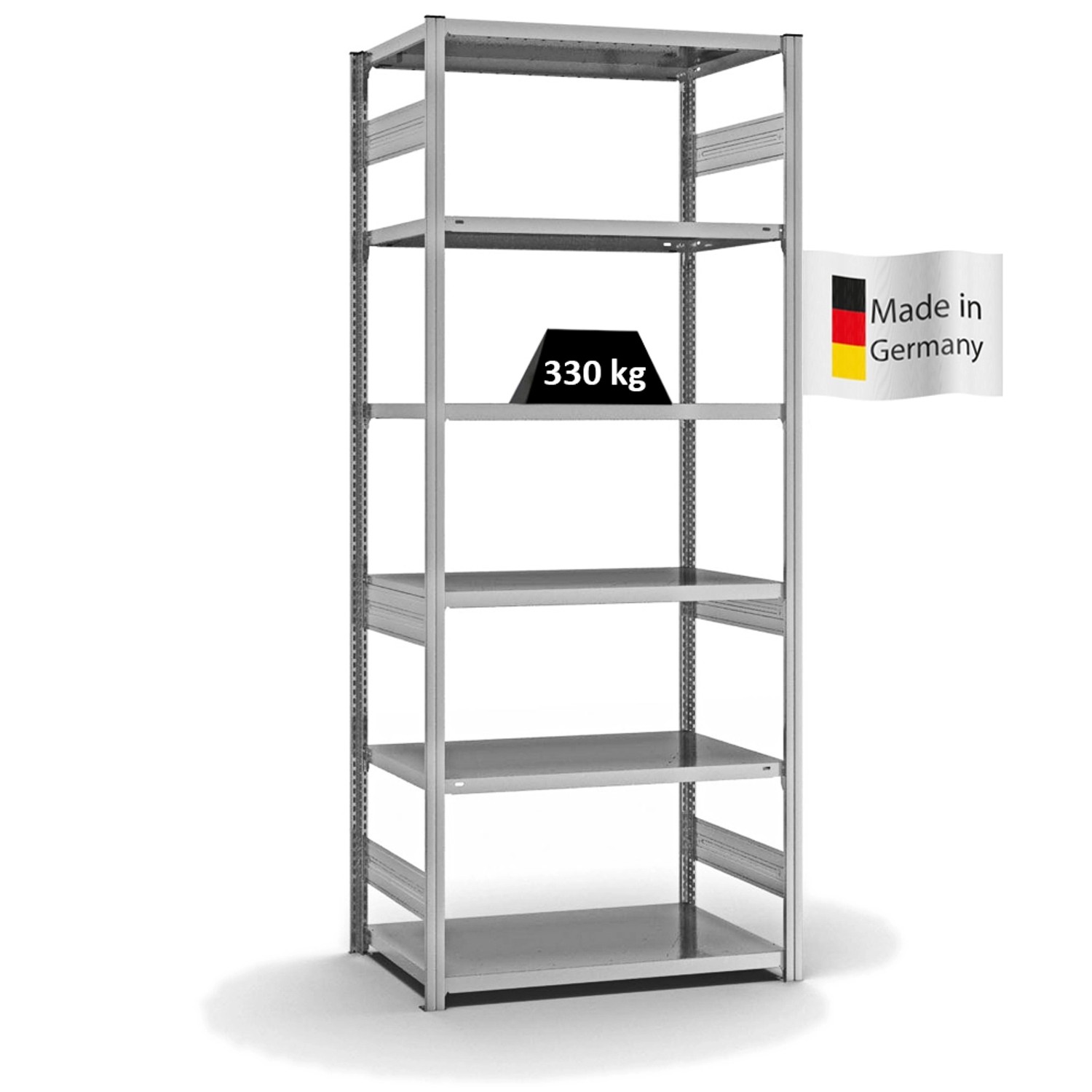 PROREGAL Fachbodenregal Stecksystem T-Profil Heavy-Duty Grundregal HxBxT 25 günstig online kaufen