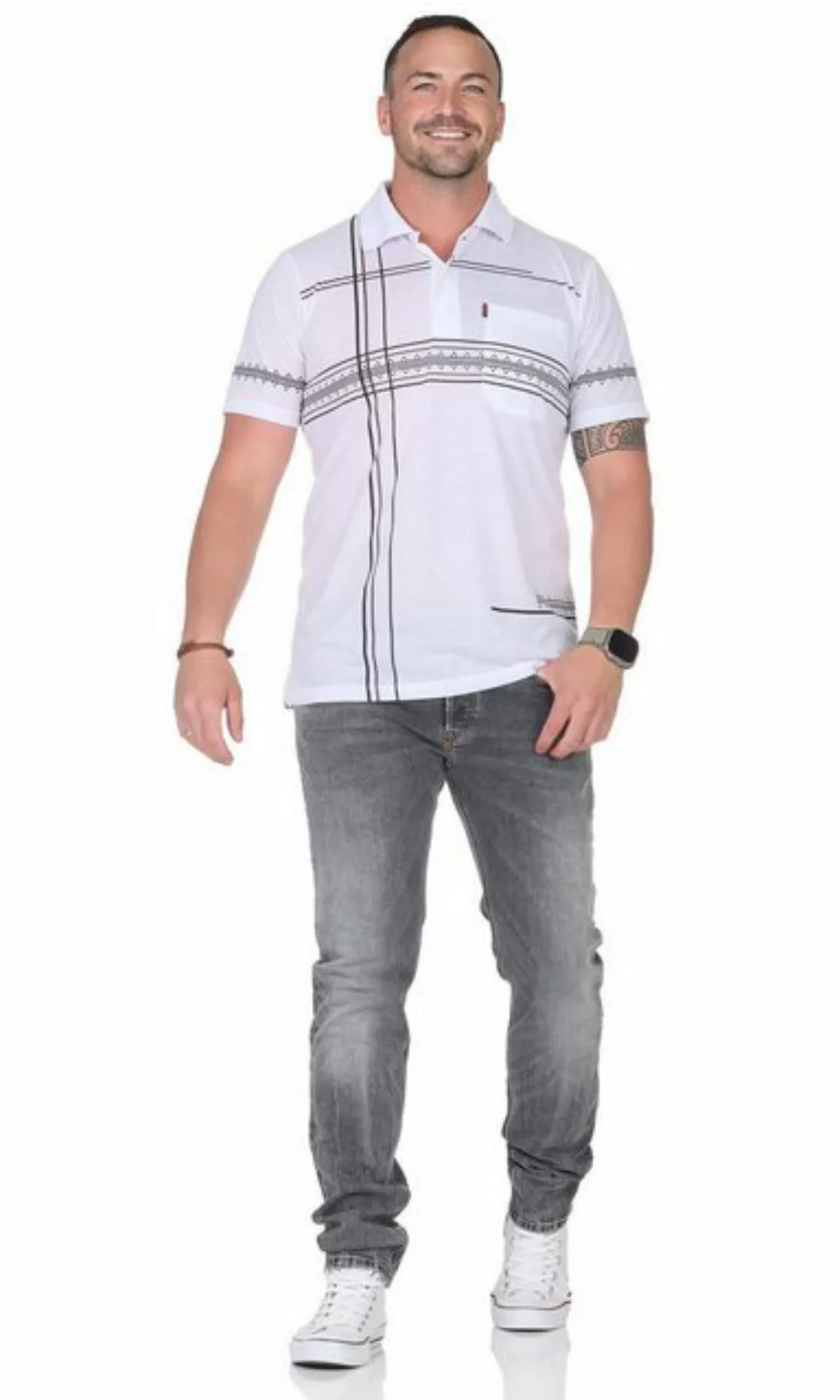 EloModa Poloshirt Herren Poloshirt Sommer Polo-Hemd Kurzarm, Gr. M L XL 2XL günstig online kaufen