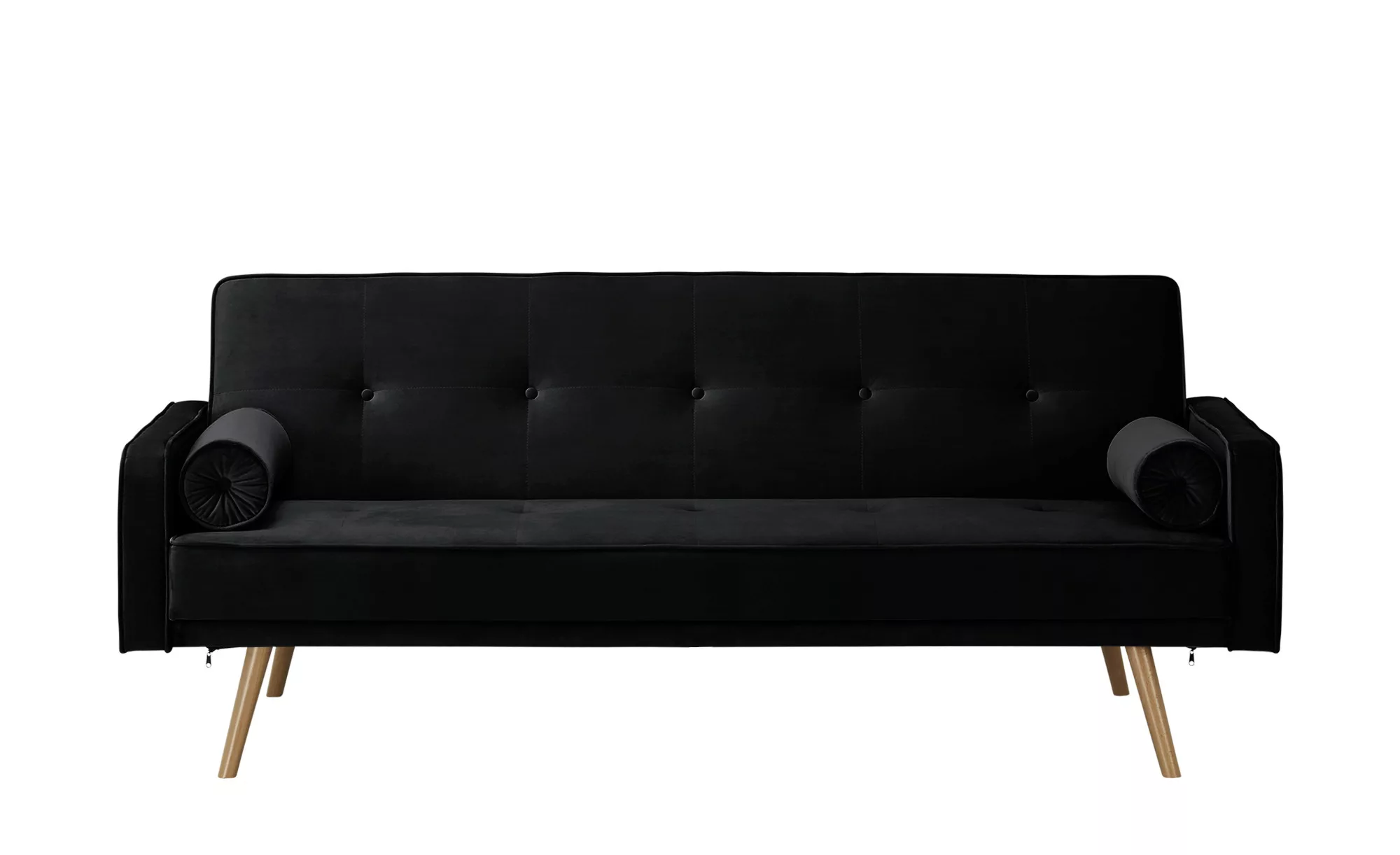 Sofa mit Funktion  Fibi - schwarz - 207 cm - 92 cm - 93 cm - Polstermöbel > günstig online kaufen