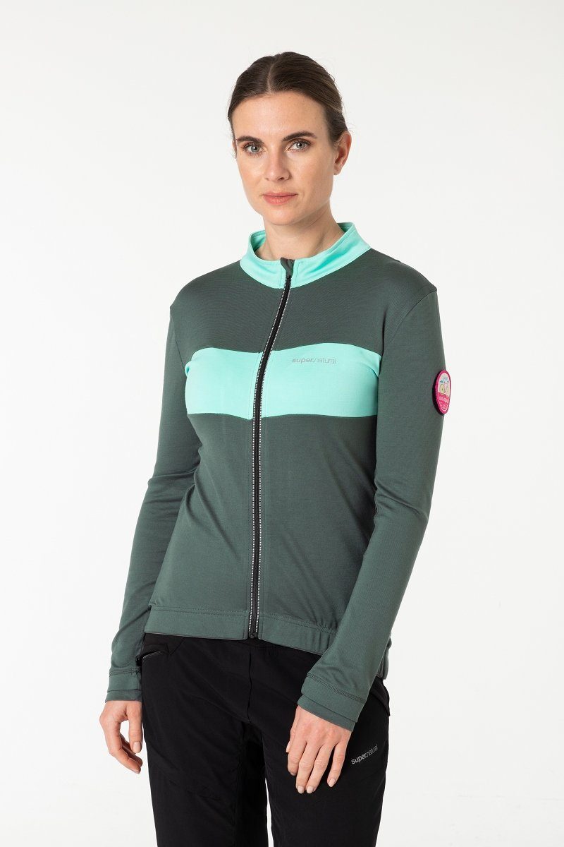 SUPER.NATURAL Radtrikot Merino Fahrradtrikot W GRAVA günstig online kaufen