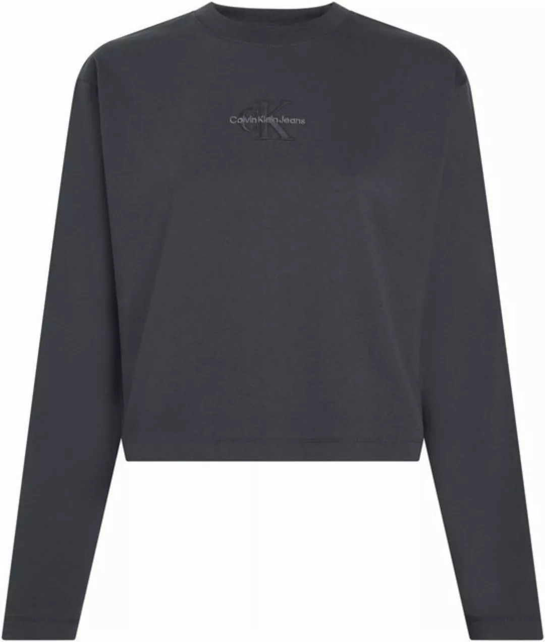 Calvin Klein Jeans Langarmshirt MONOLOGO LOOSE LS TEE mit Logostickerei günstig online kaufen