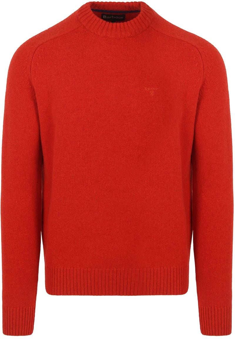 Barbour Grangetown Pullover Wool Rot - Größe M günstig online kaufen