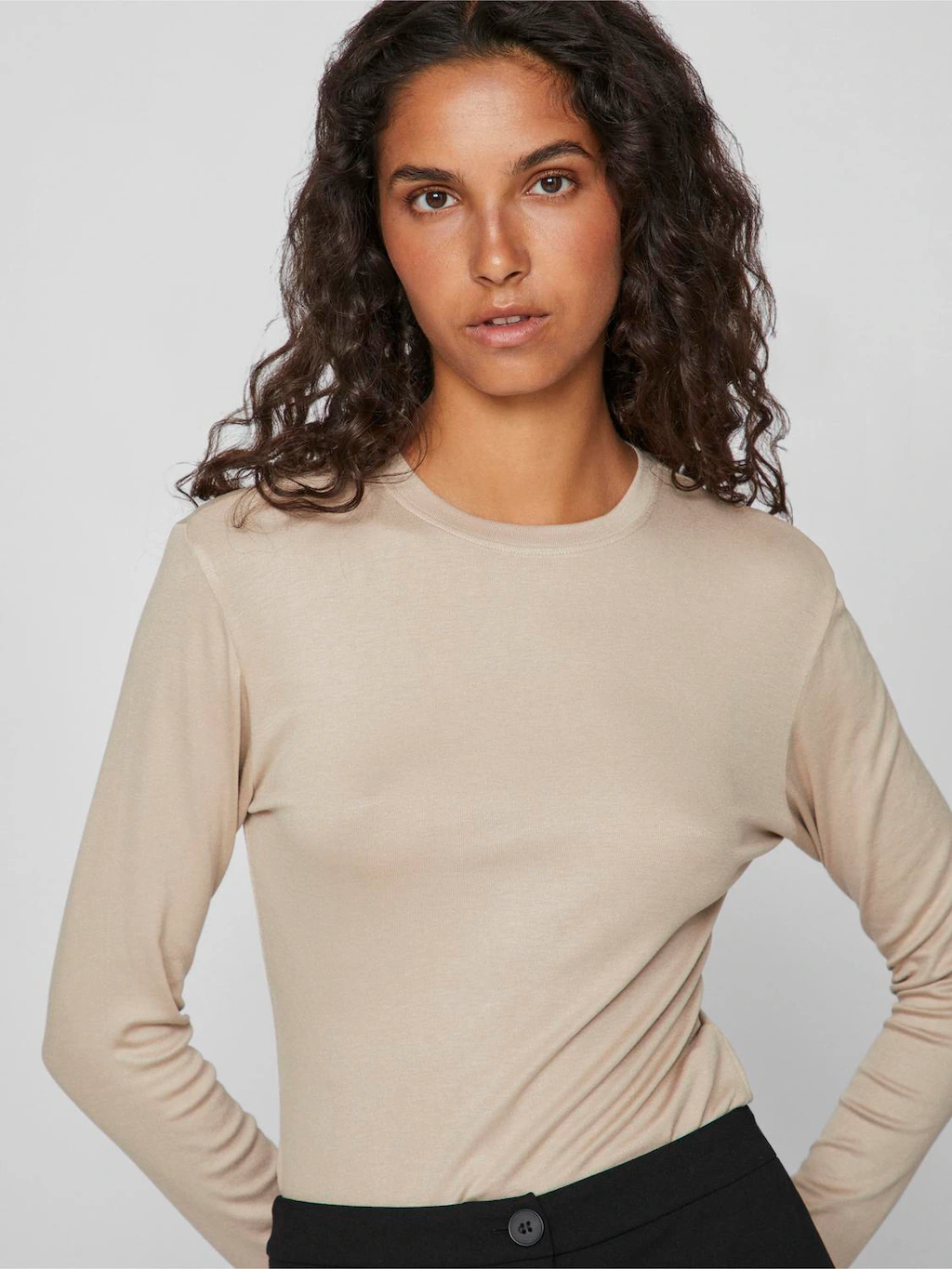 Vila Langarmshirt VIALEXIA O-NECK L/S TOP - NOOS günstig online kaufen