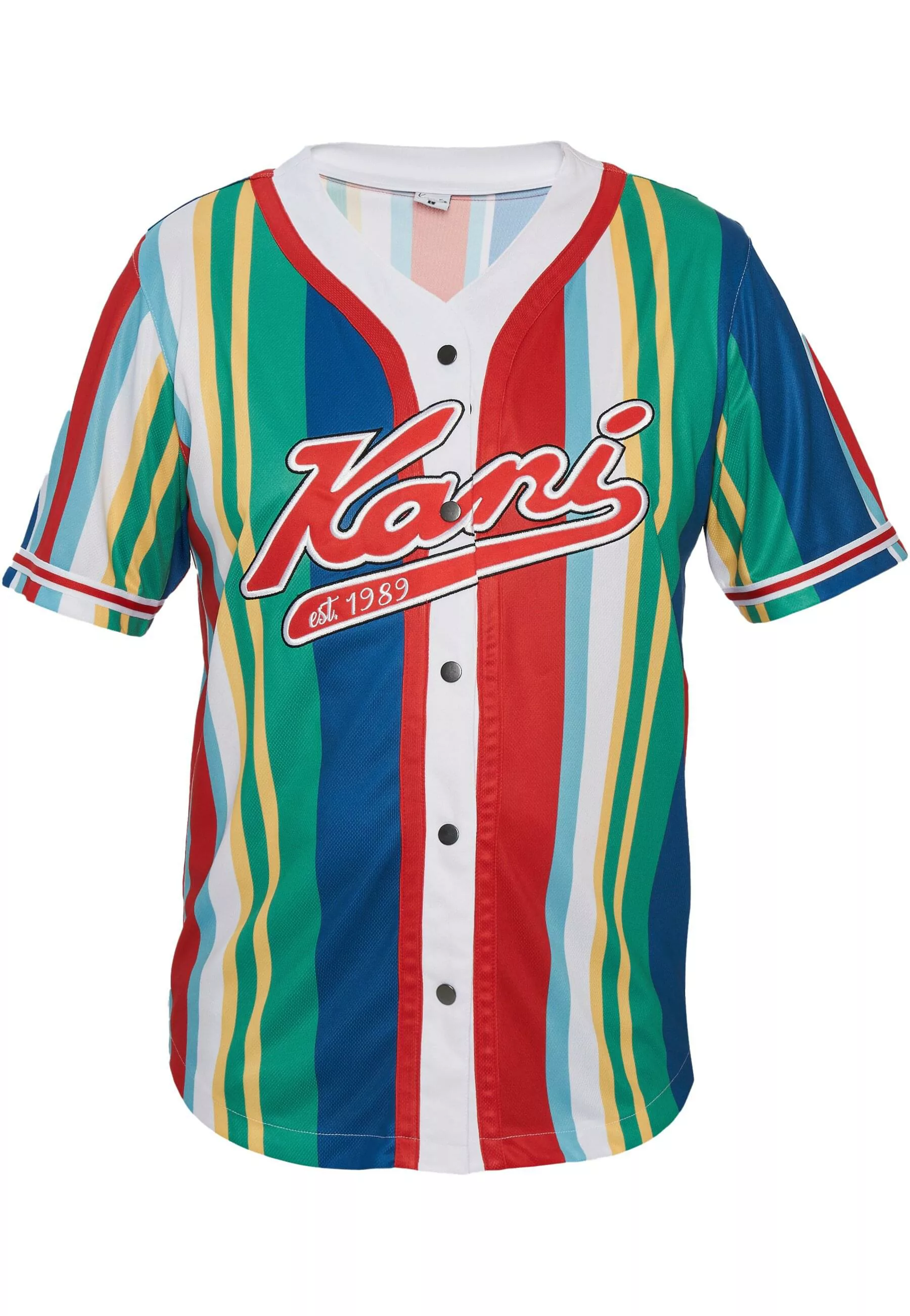 Karl Kani T-Shirt "Karl Kani Herren KM232-010-1 KK Varsity Striped Baseball günstig online kaufen