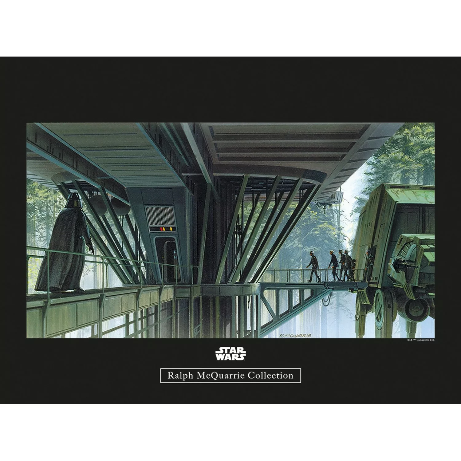 Komar Wandbild Star Wars Dock 40 x 30 cm günstig online kaufen