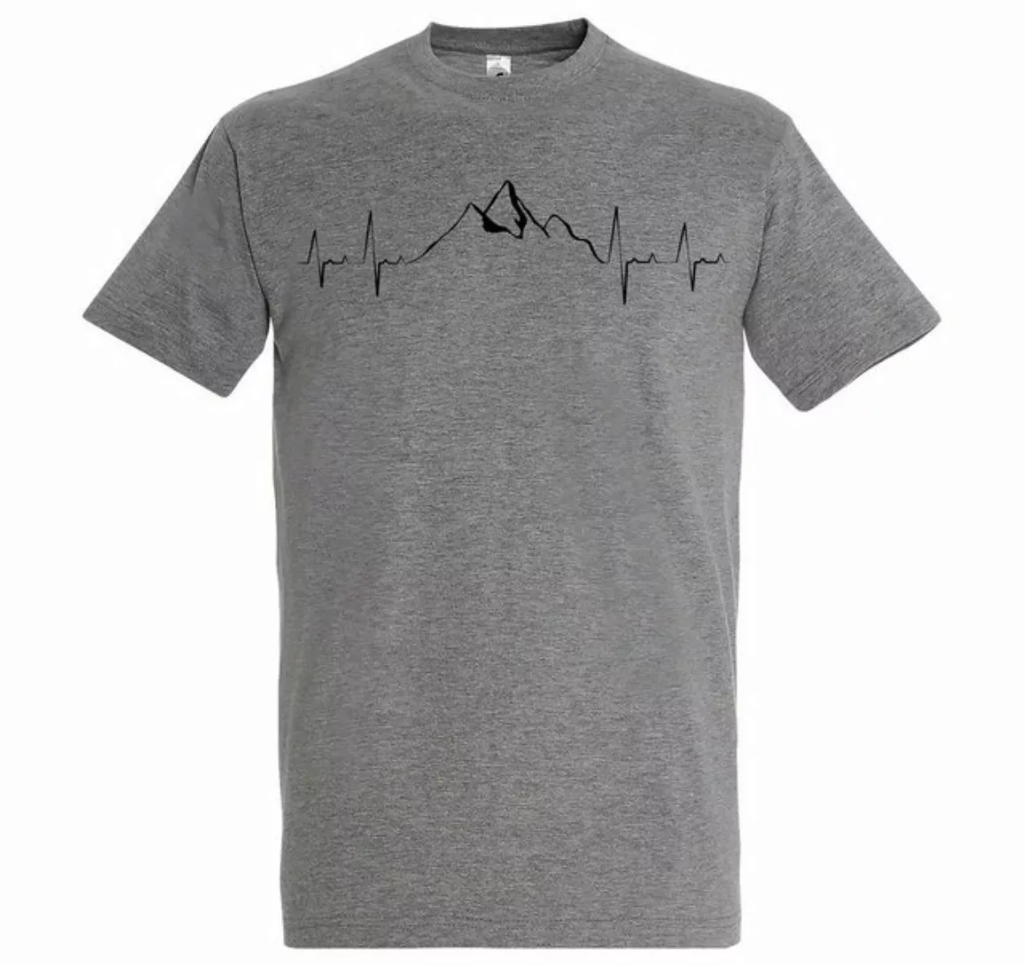 Youth Designz T-Shirt Heartbeat Mountain Herren Shirt mit trendigem Frontpr günstig online kaufen