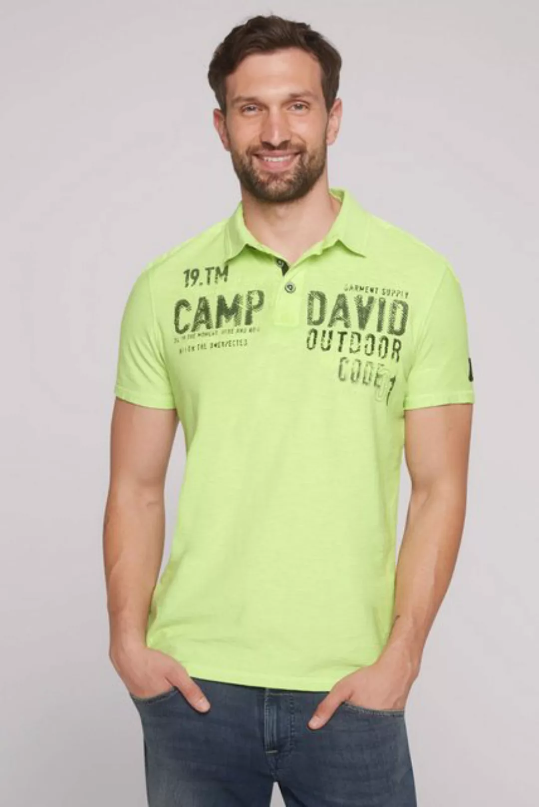 CAMP DAVID Poloshirt, aus Baumwolle günstig online kaufen