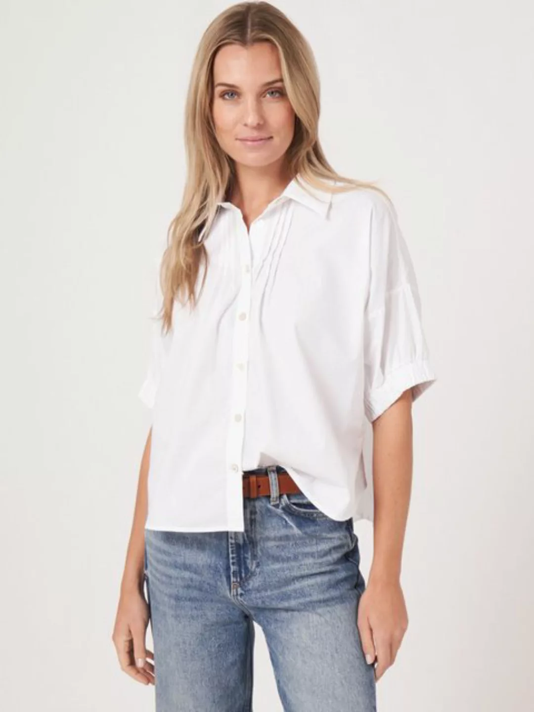 REPEAT Klassische Bluse Blouse günstig online kaufen