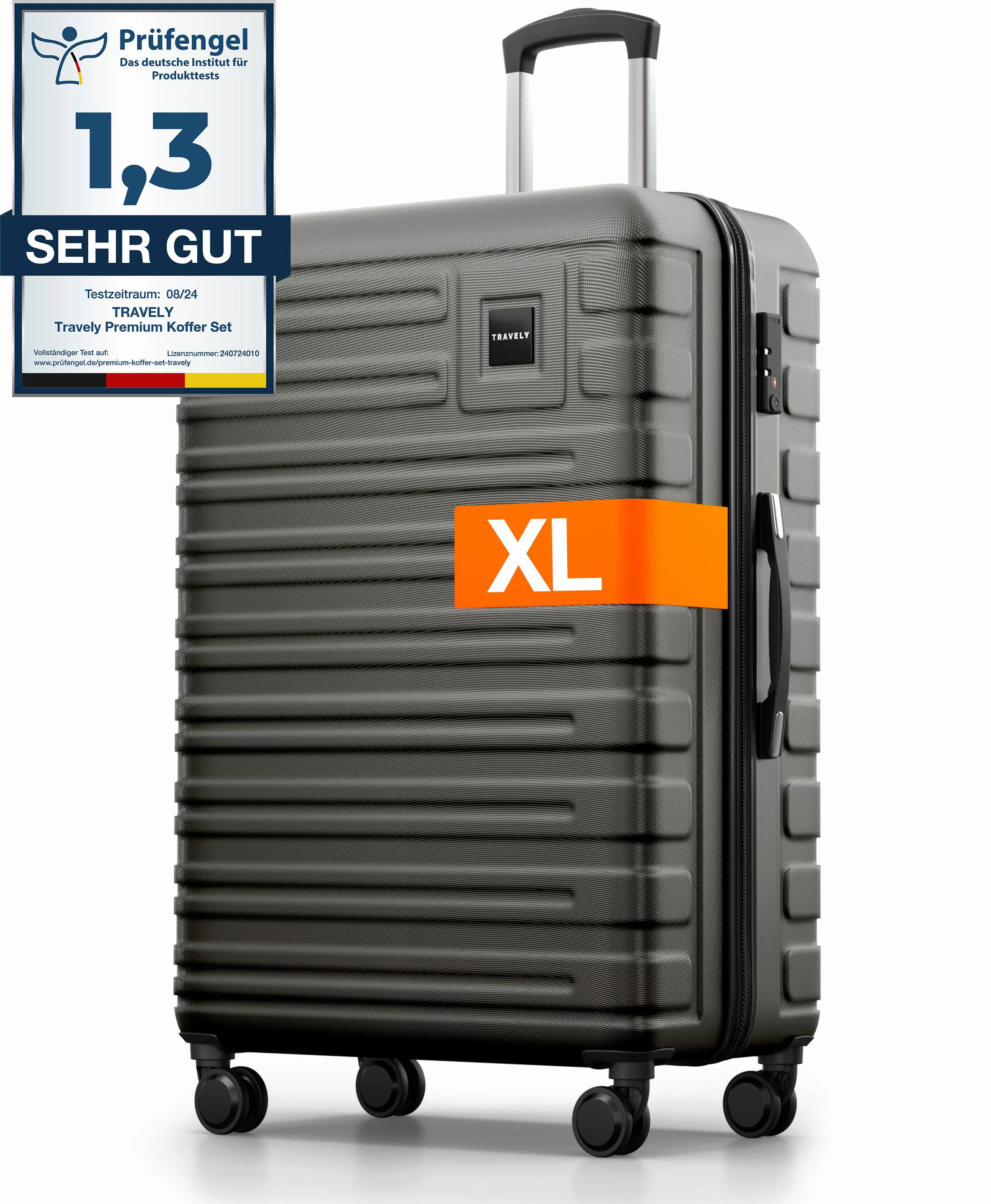 Travely Handgepäck-Trolley Polycarbonat Koffer - Reisekoffer, günstig online kaufen