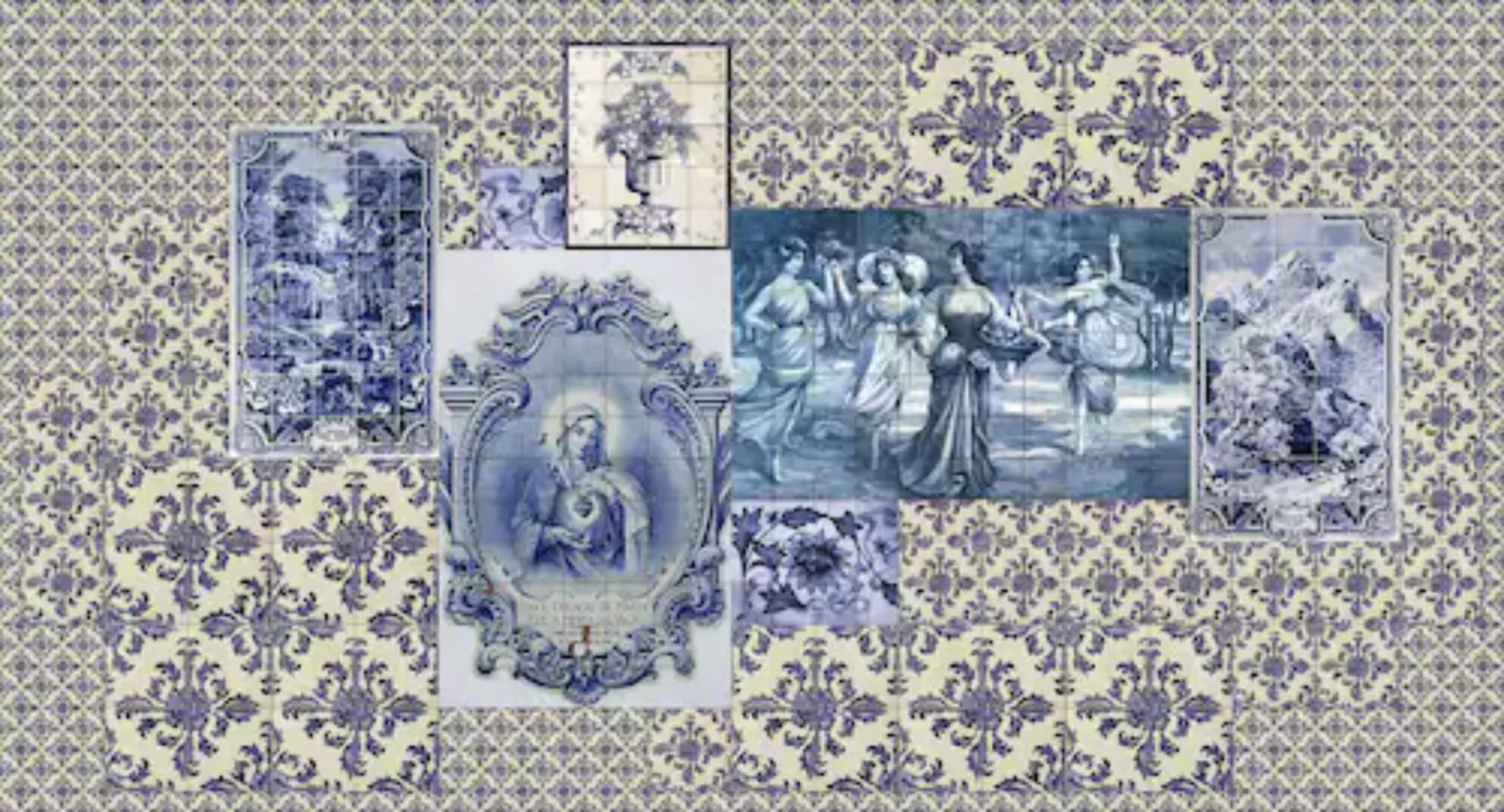 Fototapete "azulejos 1" 5,00x2,70 m / Glattvlies Brillant günstig online kaufen