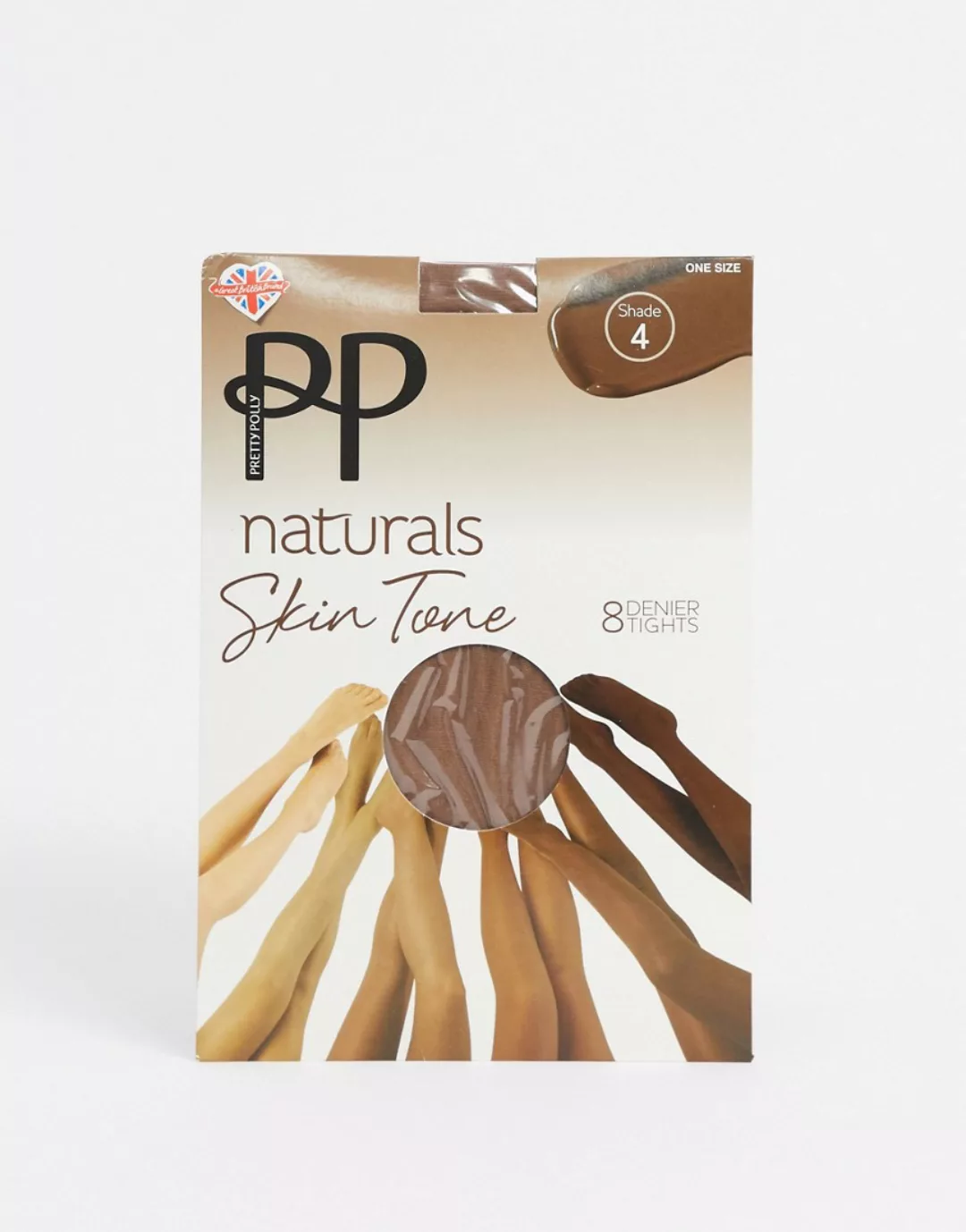 Pretty Polly – Naturals Skin Tone – Strumpfhose, 8 Denier-Neutral günstig online kaufen