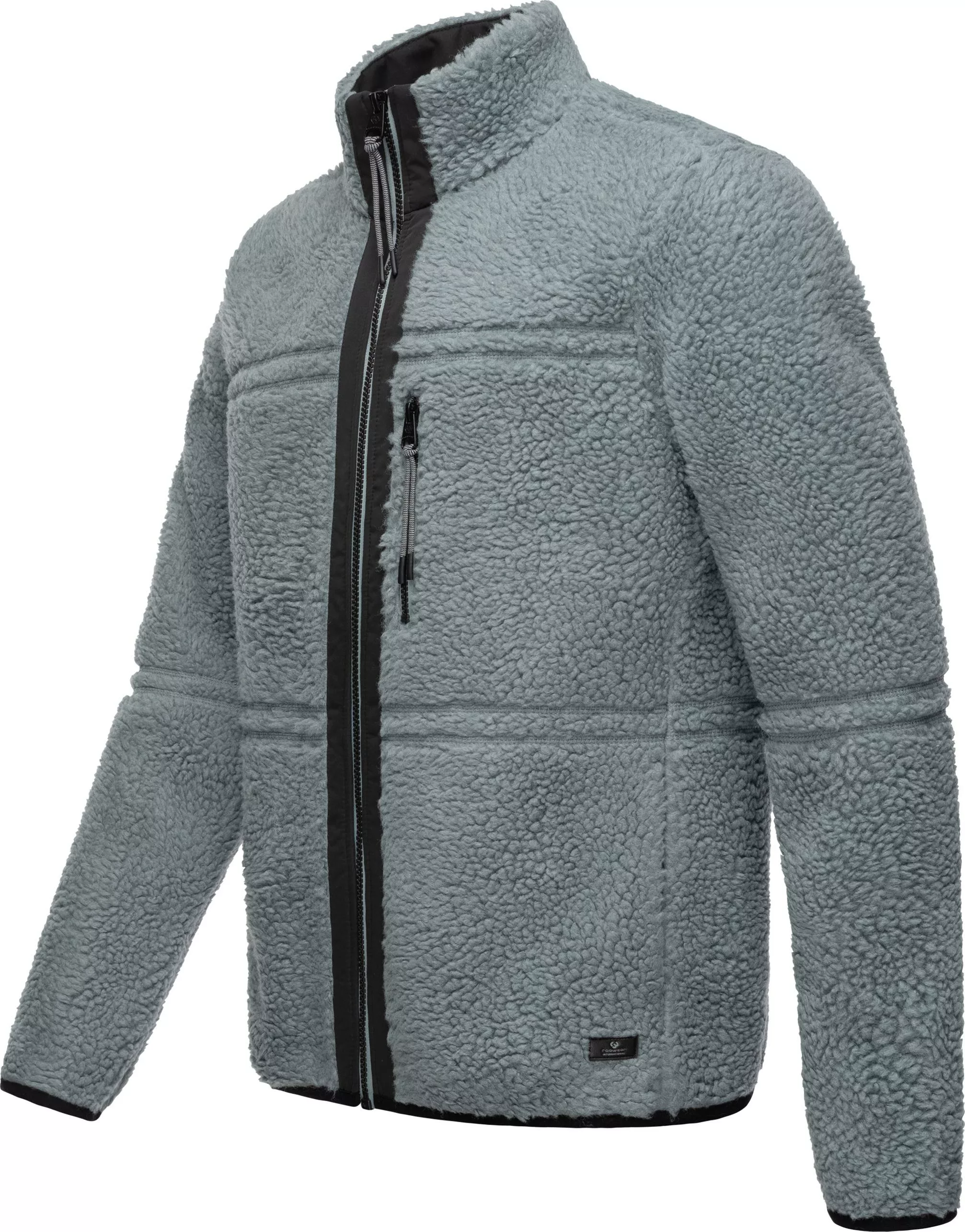 Ragwear Plüschjacke "Noory", ohne Kapuze, Herren Basic Teddy-Fleece Jacke günstig online kaufen